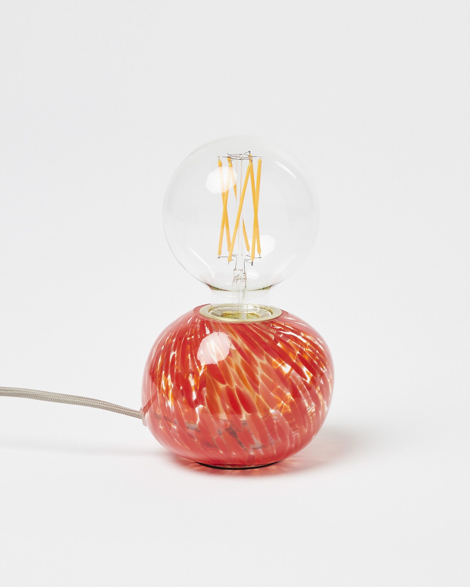 Courbe Glass Open Bulb Table Lamps | Oliver Bonas