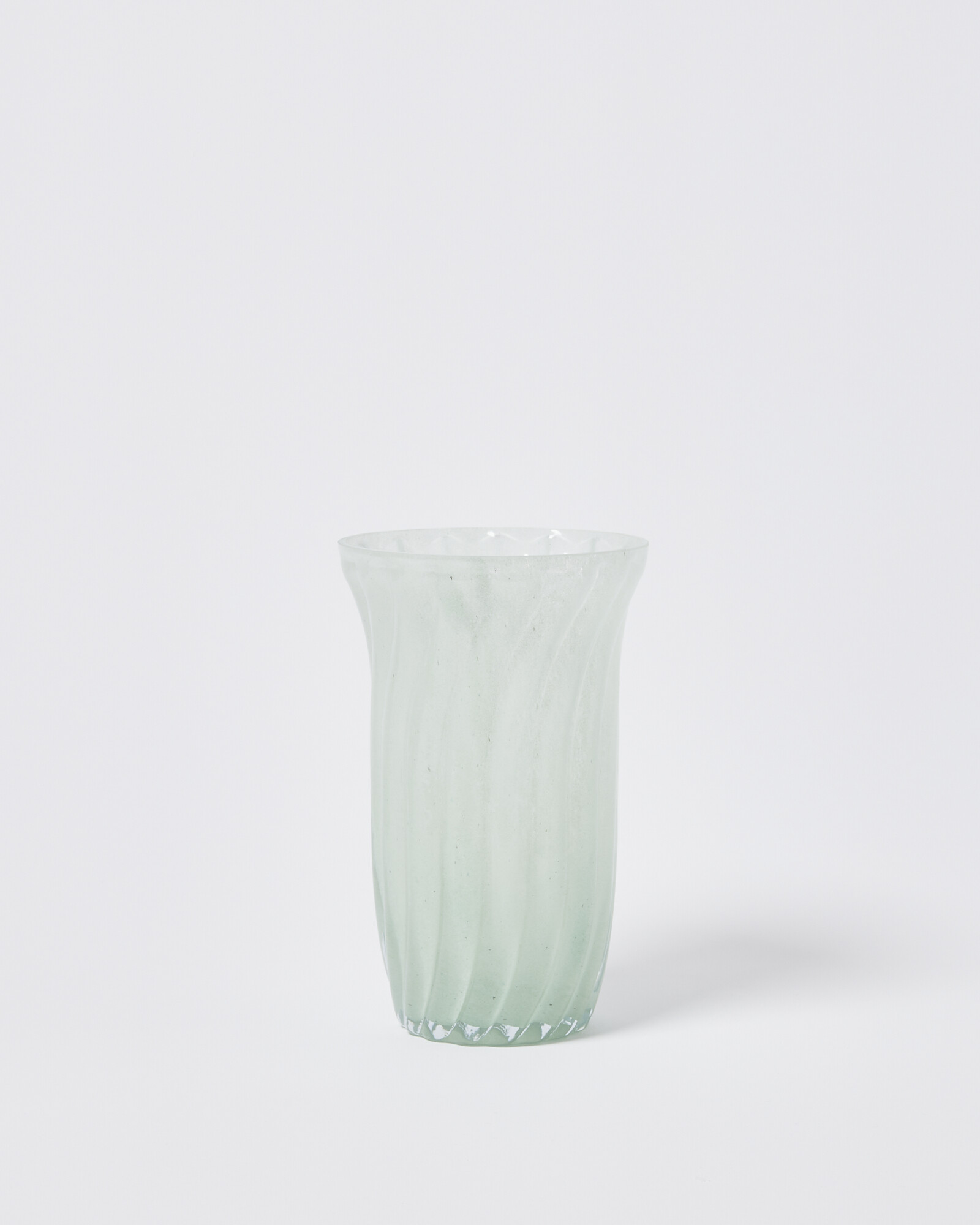 Tana Green Glass Vase Oliver Bonas