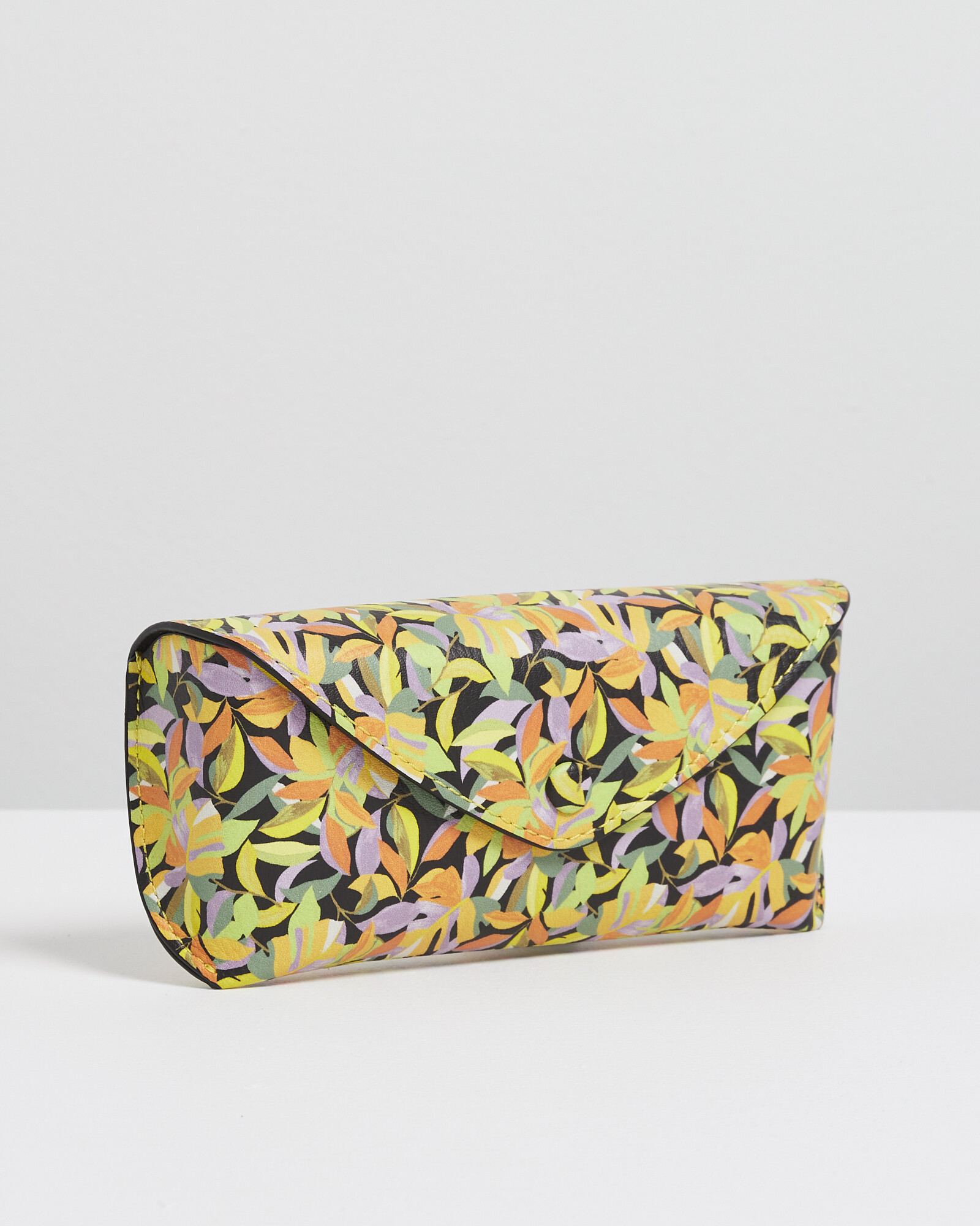 Abstract Petals Yellow Glasses Case Oliver Bonas