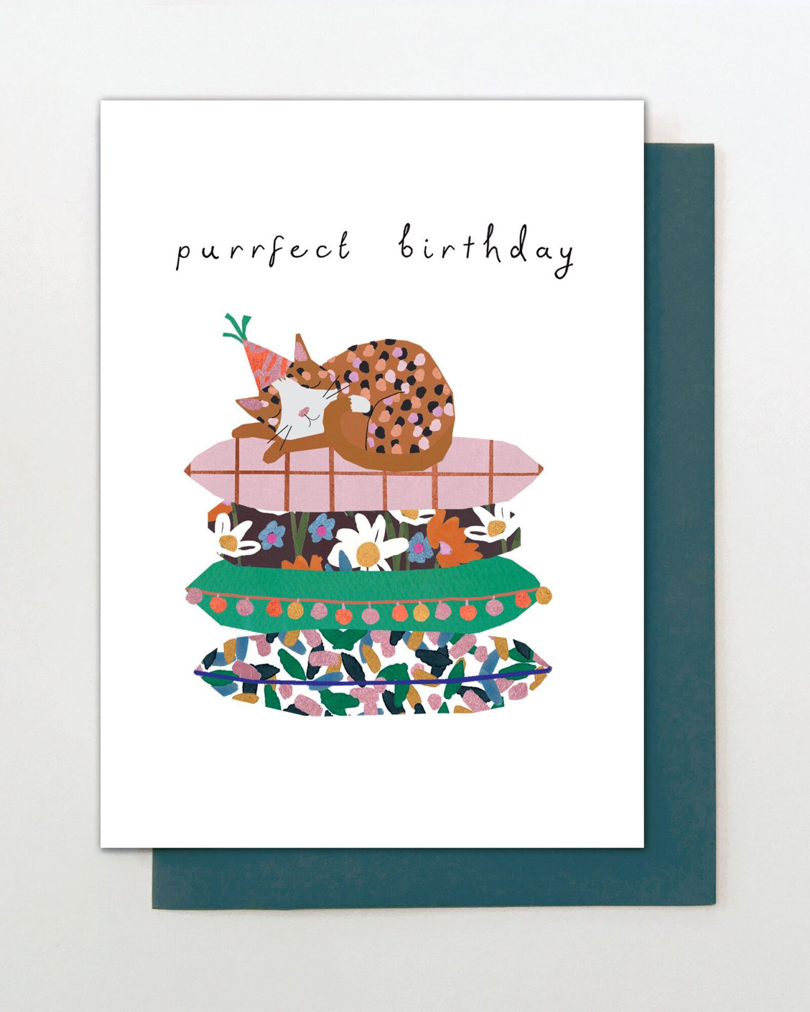 Birthday Card Personalised message or left blank