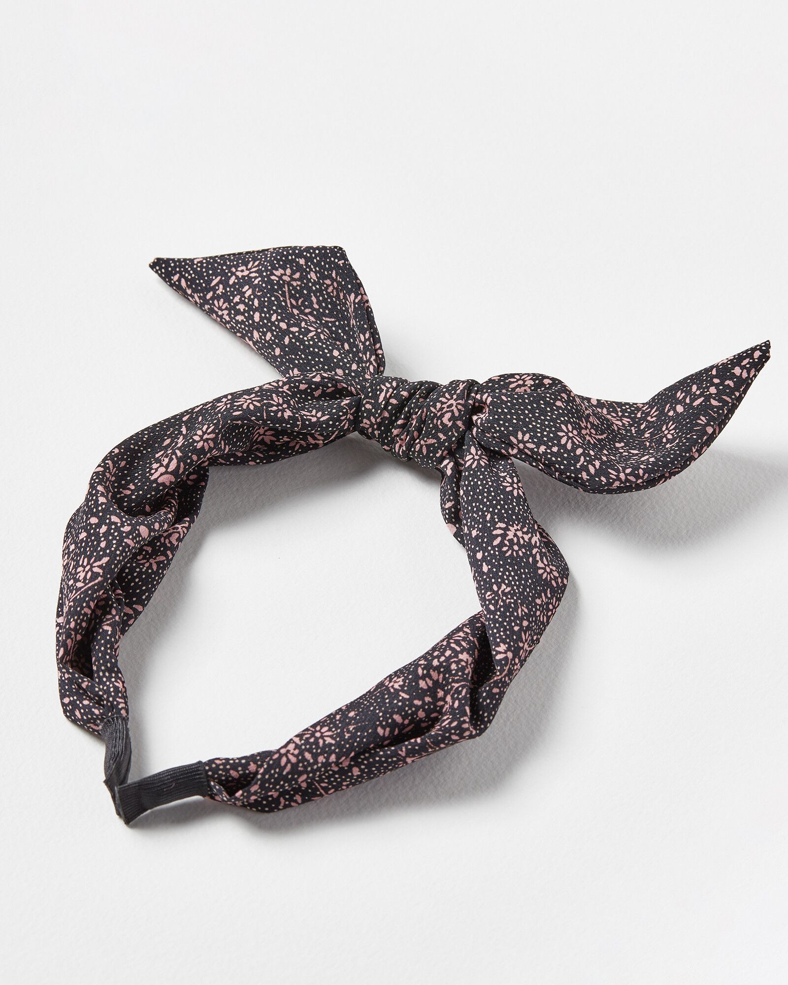 Cala Floral & Speckled Print Bow Headband | Oliver Bonas