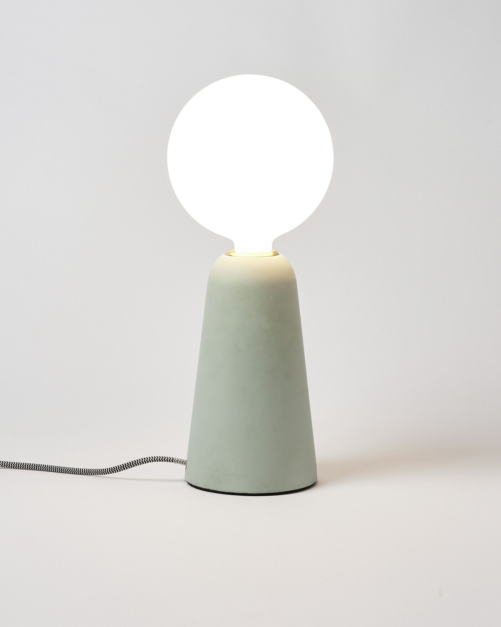 Vico Green Concrete Desk & Table Lamp Large | Oliver Bonas