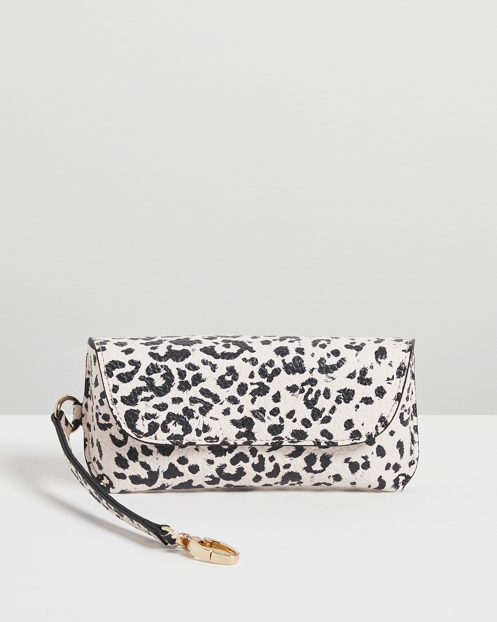 Leopard Print Black & White Sunglasses Case Oliver Bonas