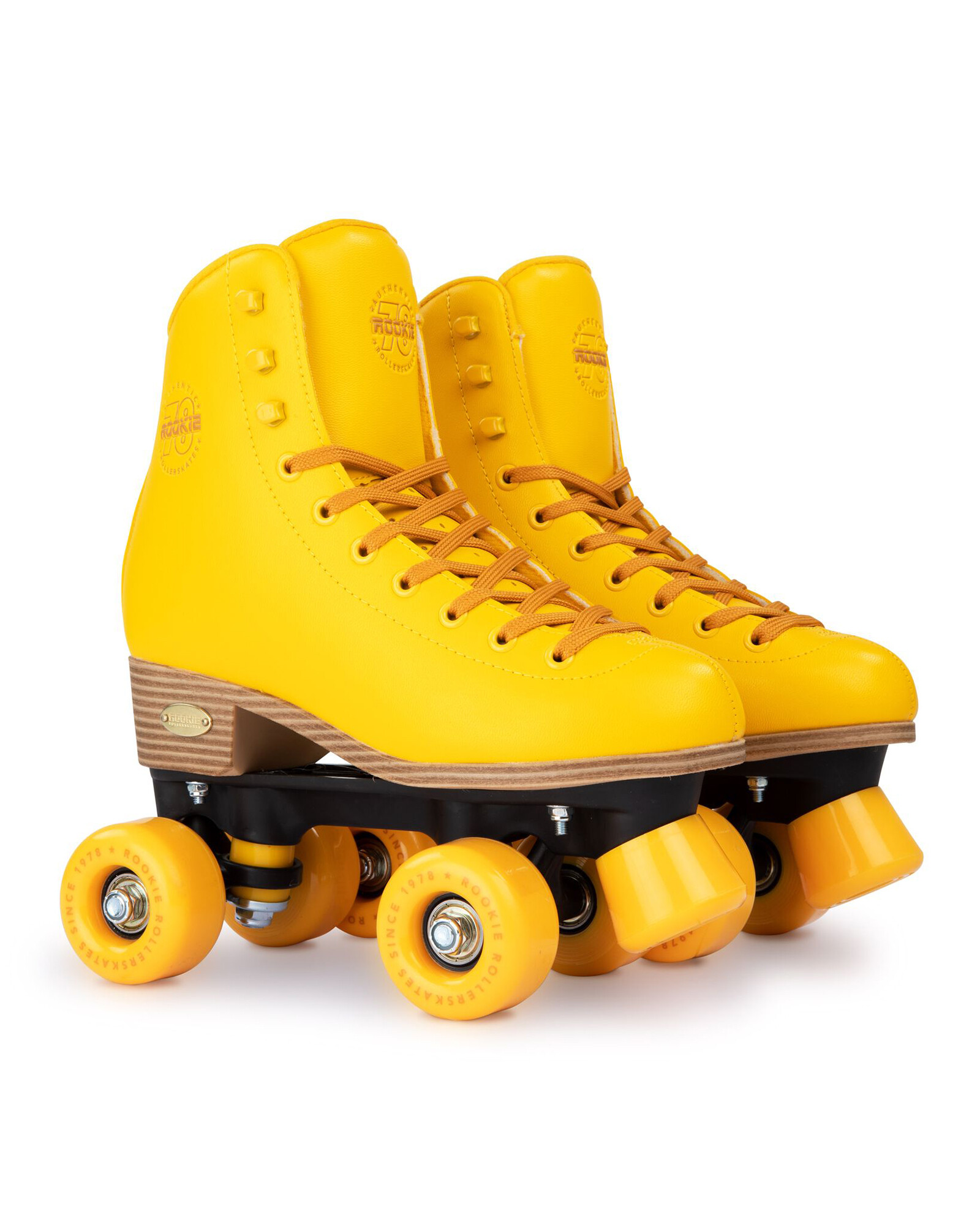 Rookie Classic 78 Yellow Quad Roller Skates Oliver Bonas