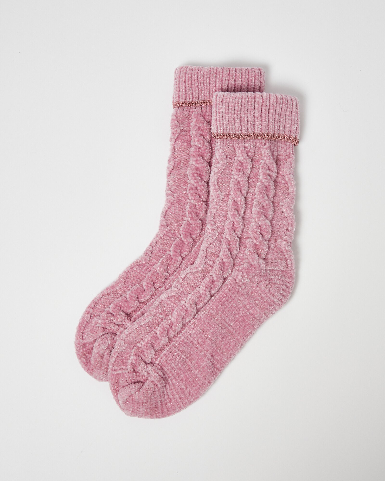 Chenille Ankle Socks Oliver Bonas