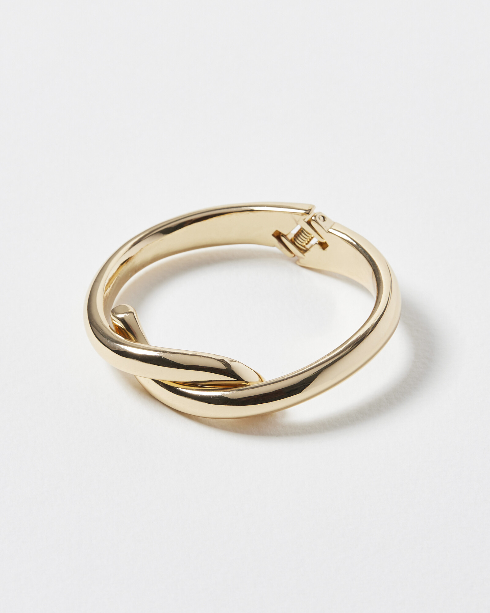 Cross Over Chunky Cuff Bangle