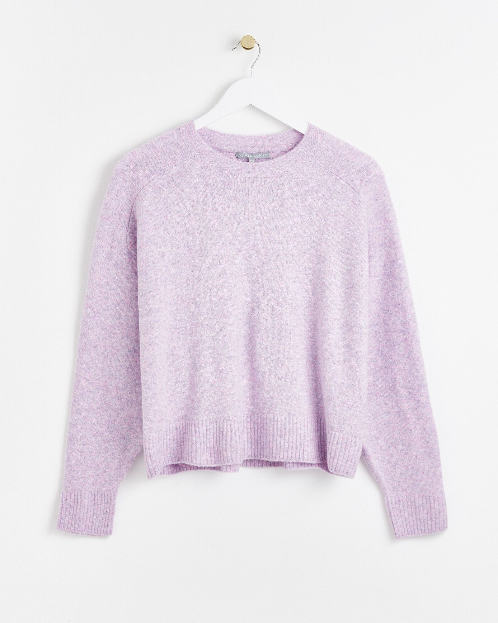 Angel Lilac Purple Knitted Jumper | Oliver Bonas