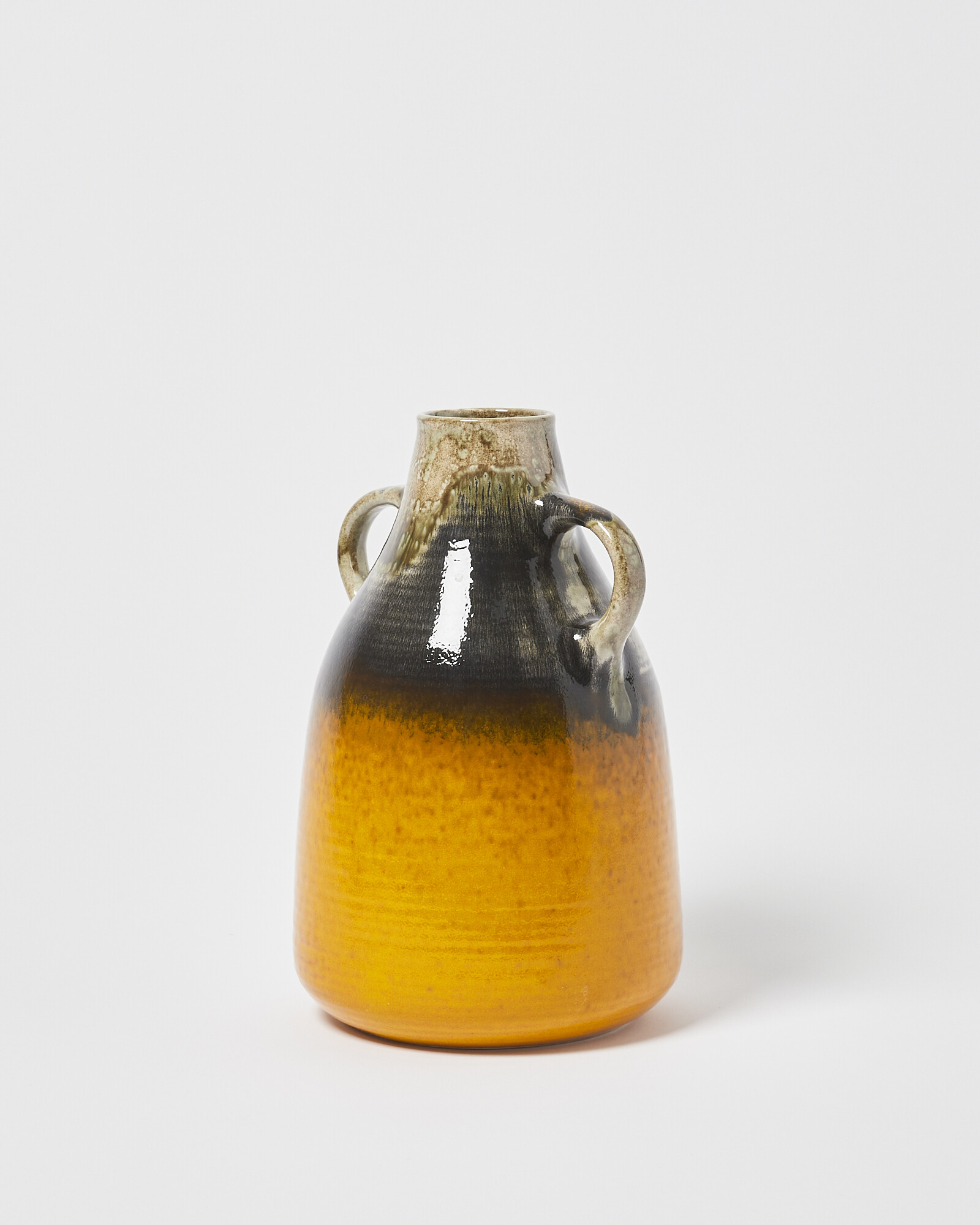 Elbert Yellow Ombre Ceramic Vase Oliver Bonas