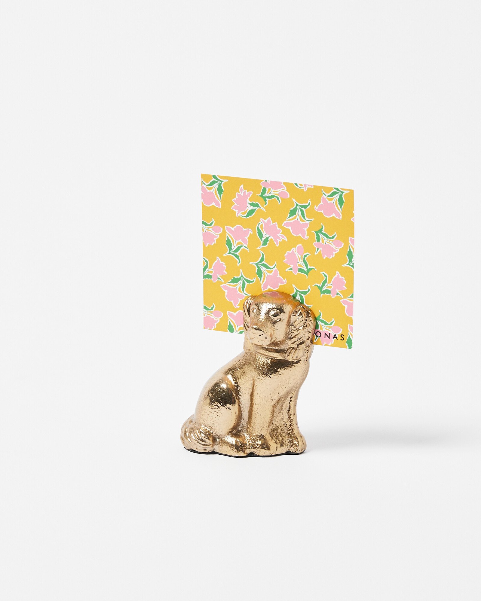 Chadwick Gold Metal Dog Photo Holder Oliver Bonas