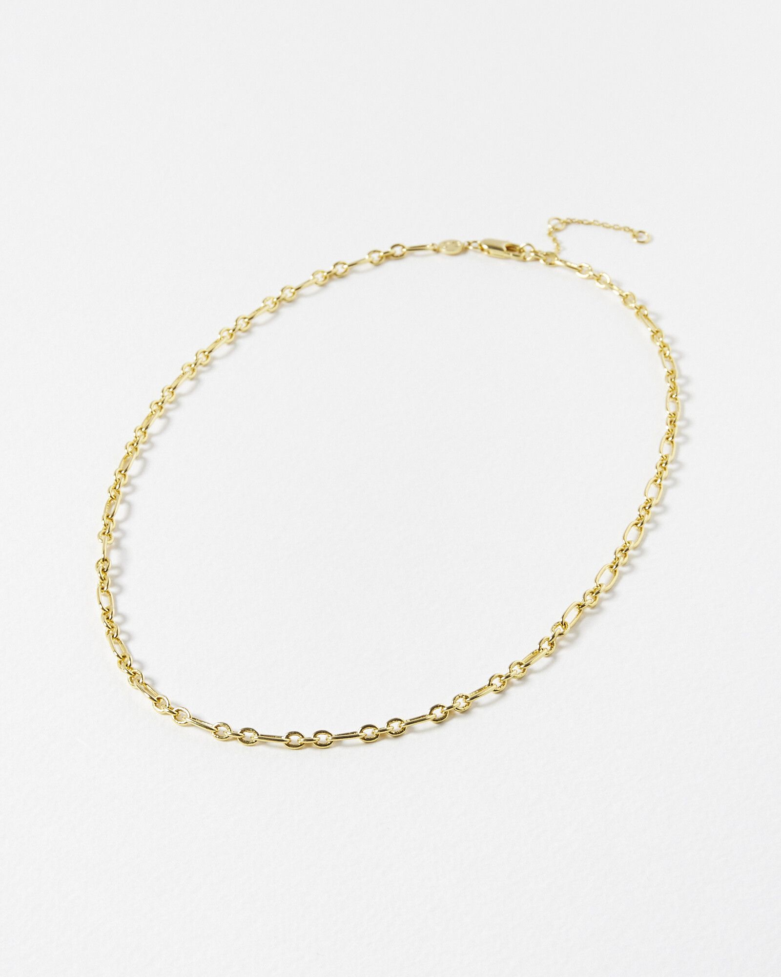 Venus Chunky Link Gold Plated Chain Necklace | Oliver Bonas