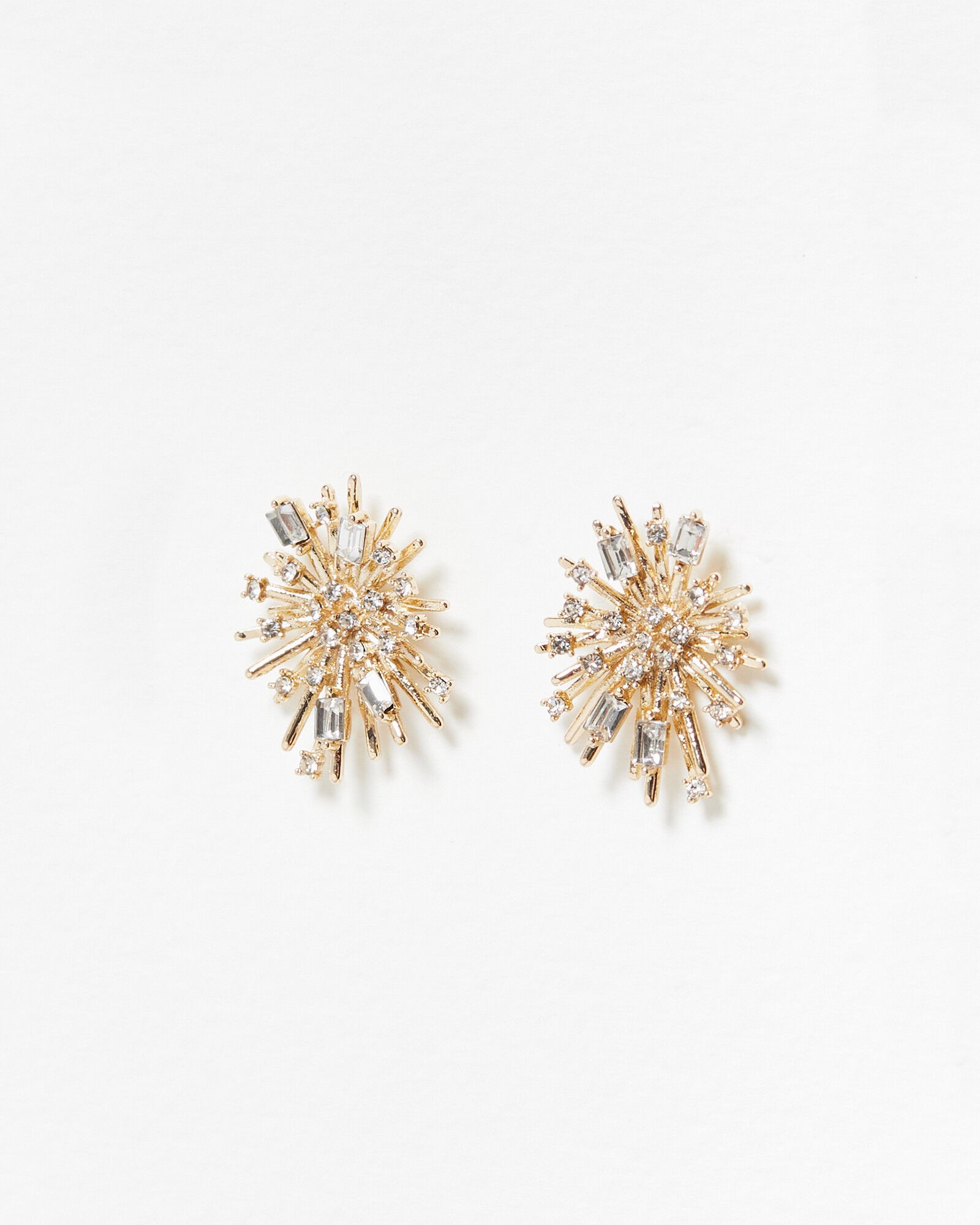 Axel Glass & China Stone Cluster Earrings | Oliver Bonas