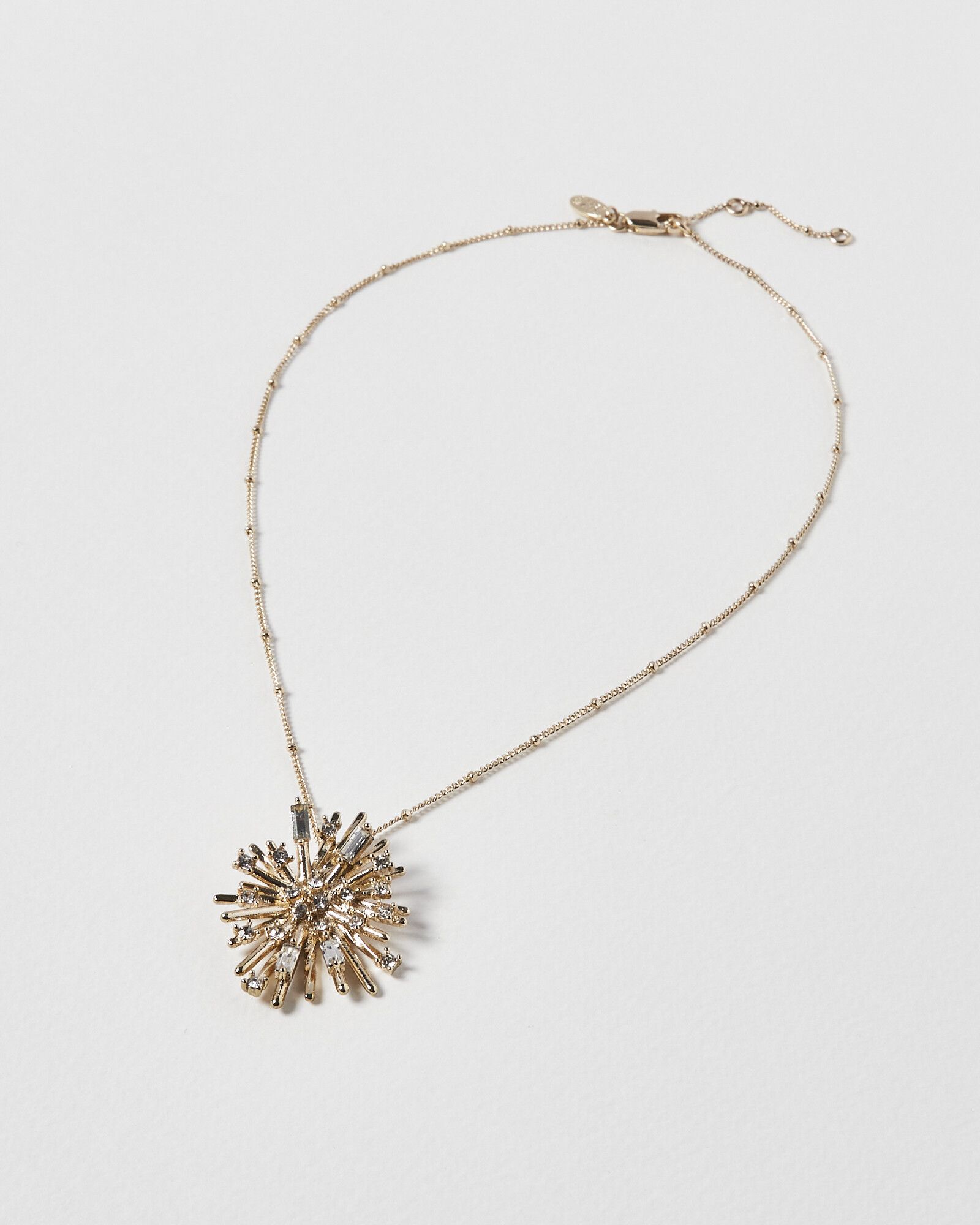 Axel Glass & China Stone Cluster Necklace | Oliver Bonas