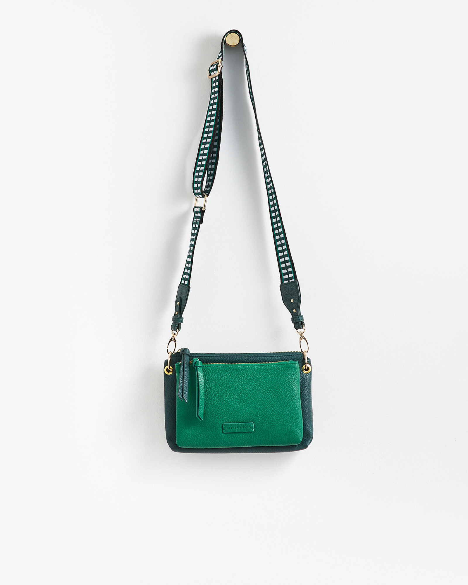 Erin Double Pocket Crossbody Bags Oliver Bonas