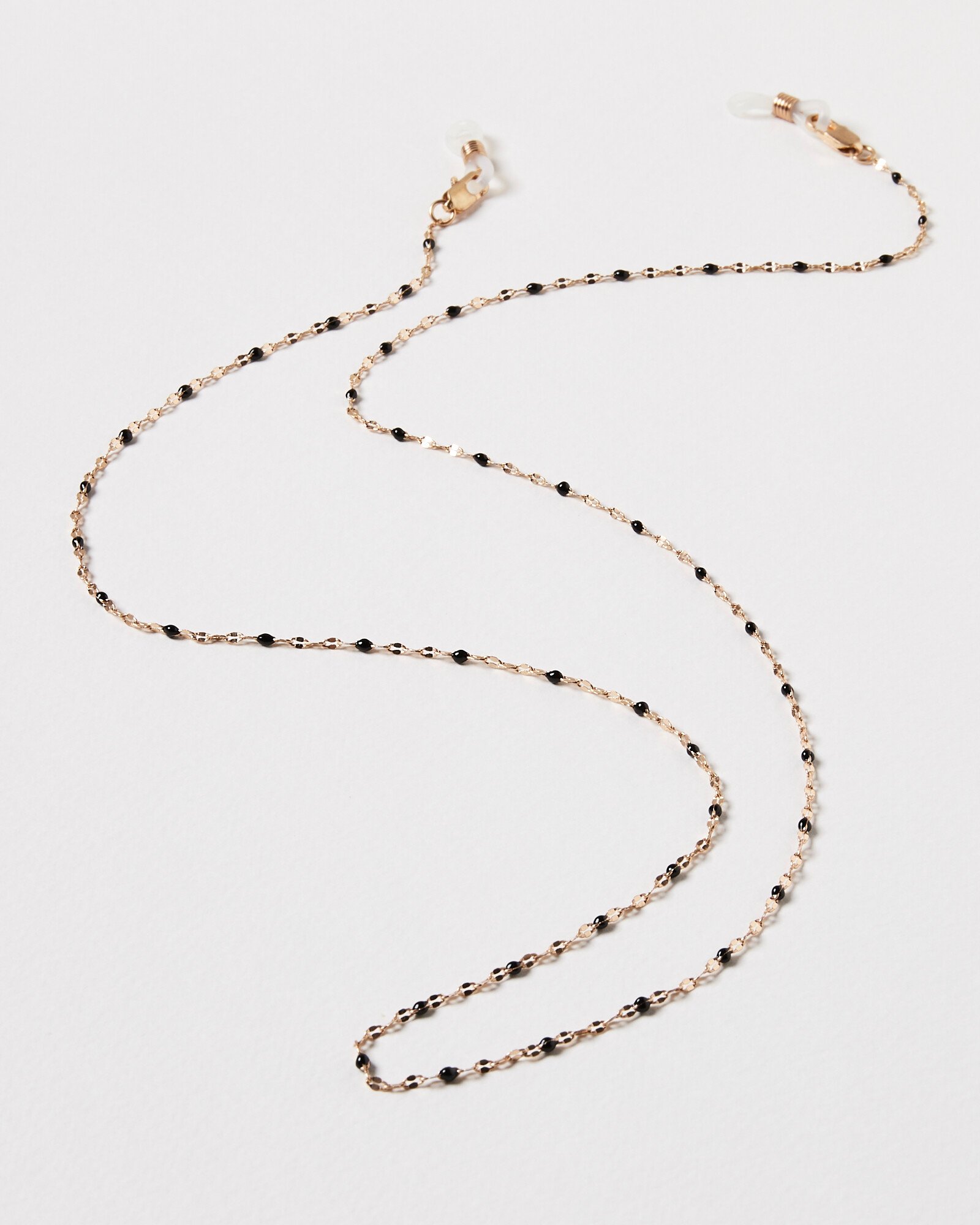 Addison Black & Gold Glasses Chain Oliver Bonas
