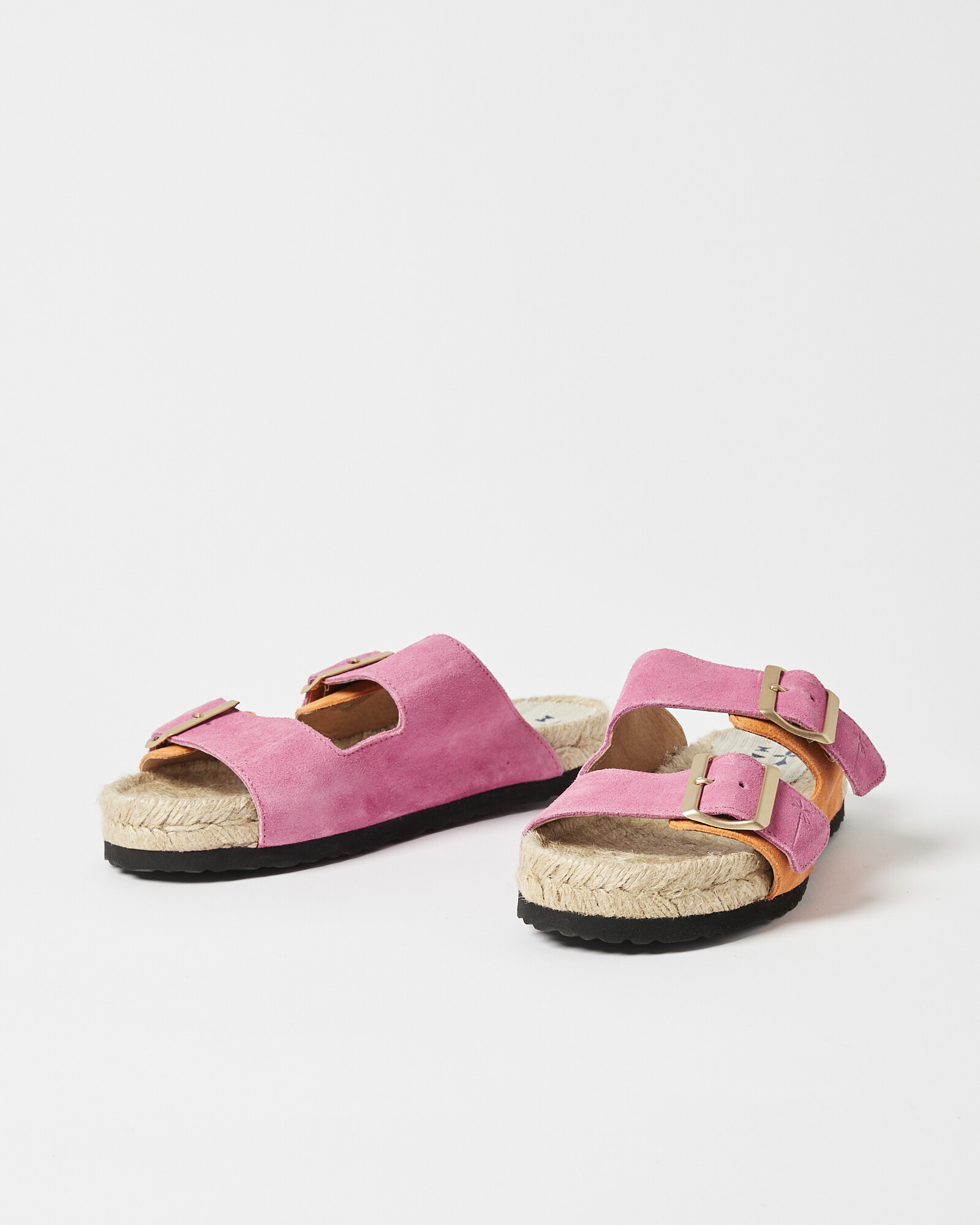 Manebi Orange \u0026 Pink Nordic Sandals | Oliver Bonas