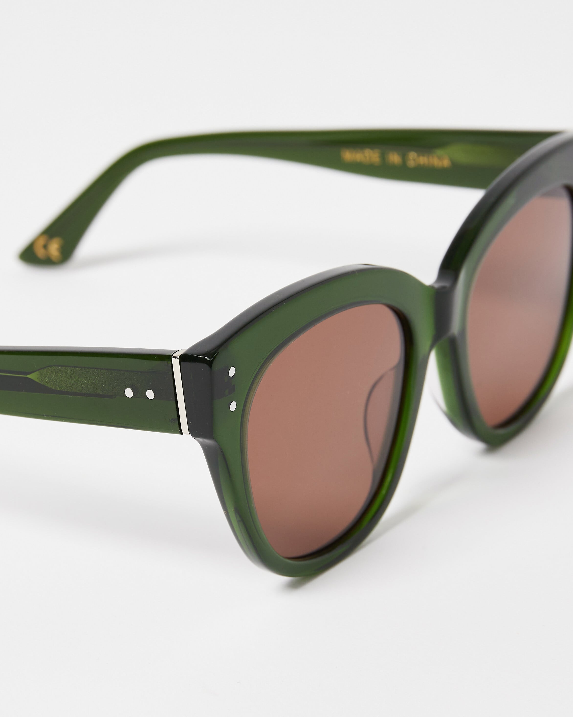 Cat-Eye Acetate Frame Sunglasses