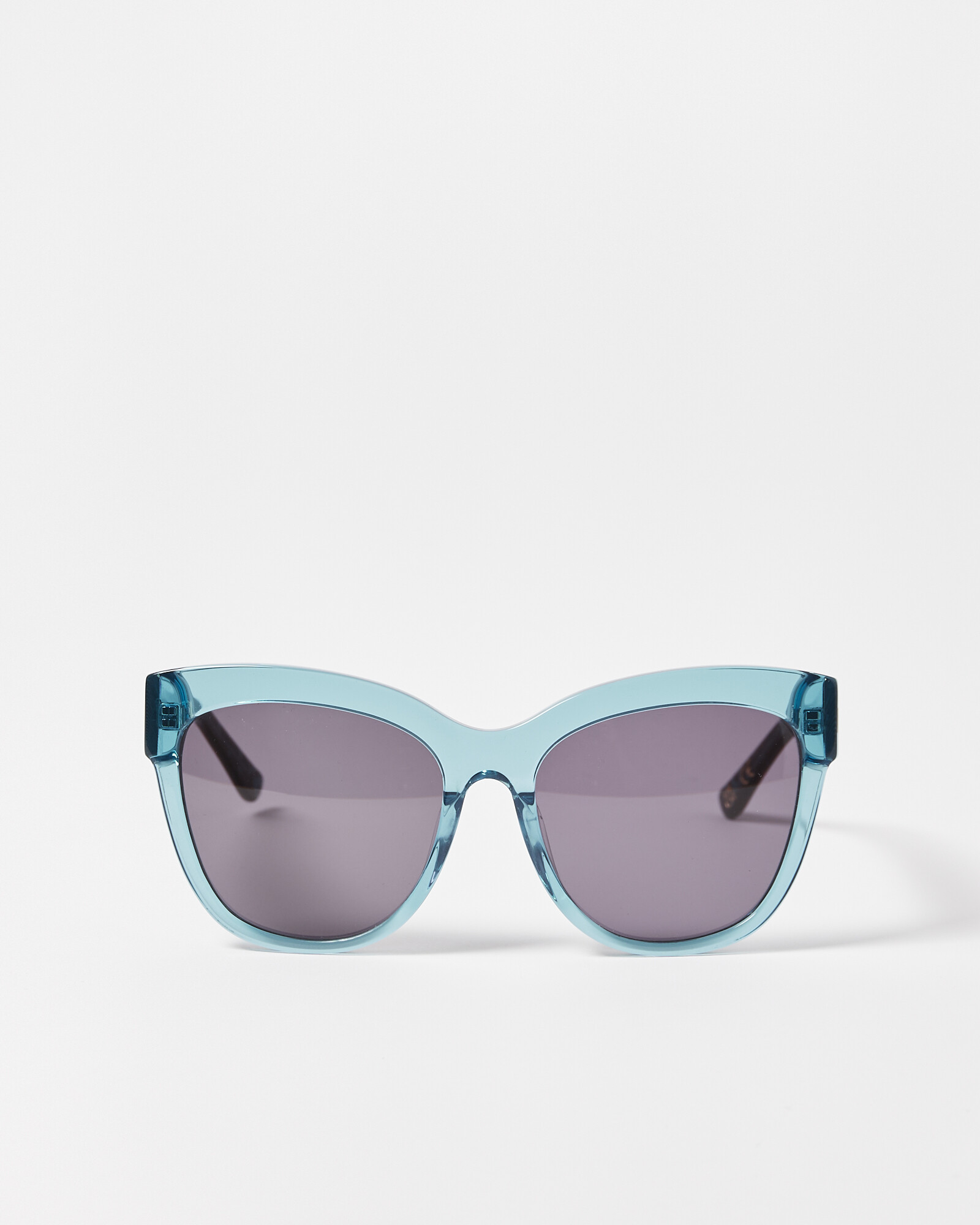 Milky Blue Cat Eye Sunglasses