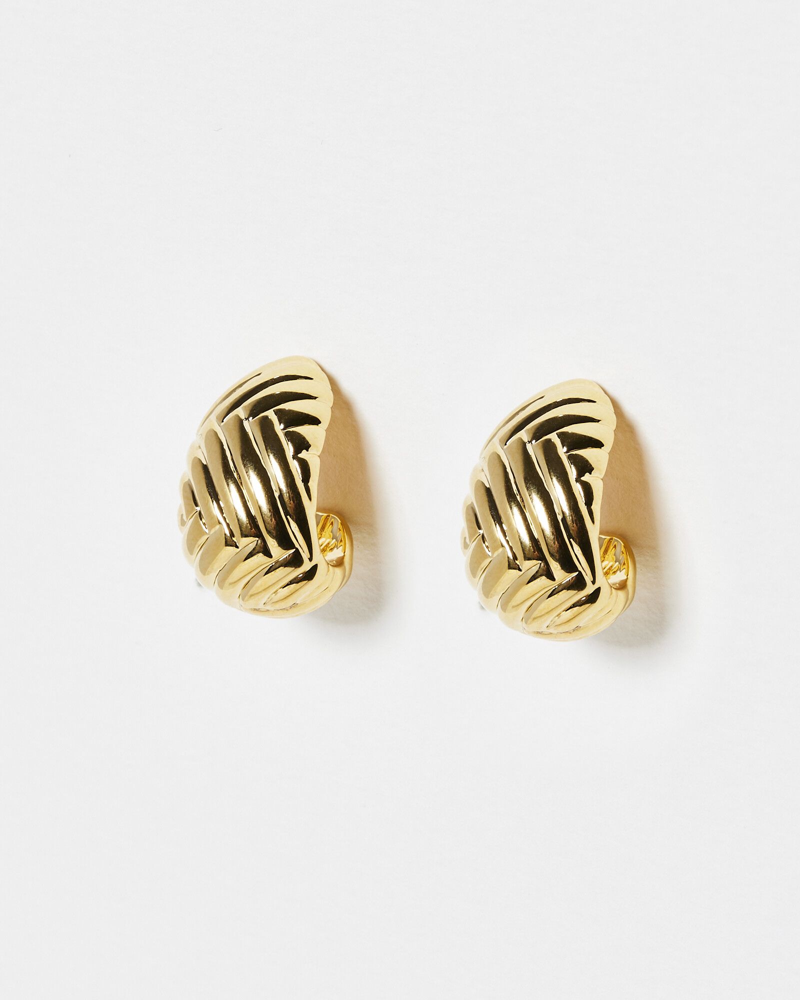Scarlett Engraved Hoop Earrings | Oliver Bonas