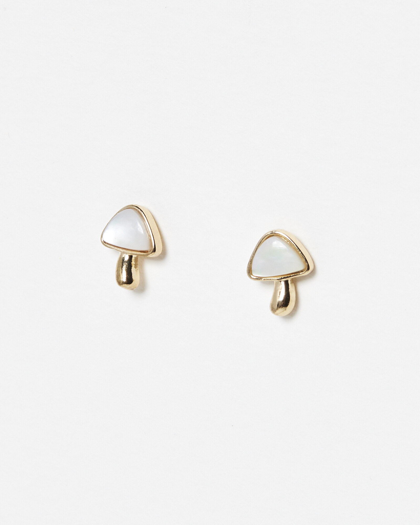 Mushroom Earrings For Women – Statement Bluestone Dangle Earrings, Unique Fish Hook Piercing, Gift For Teens & Girls - View #12