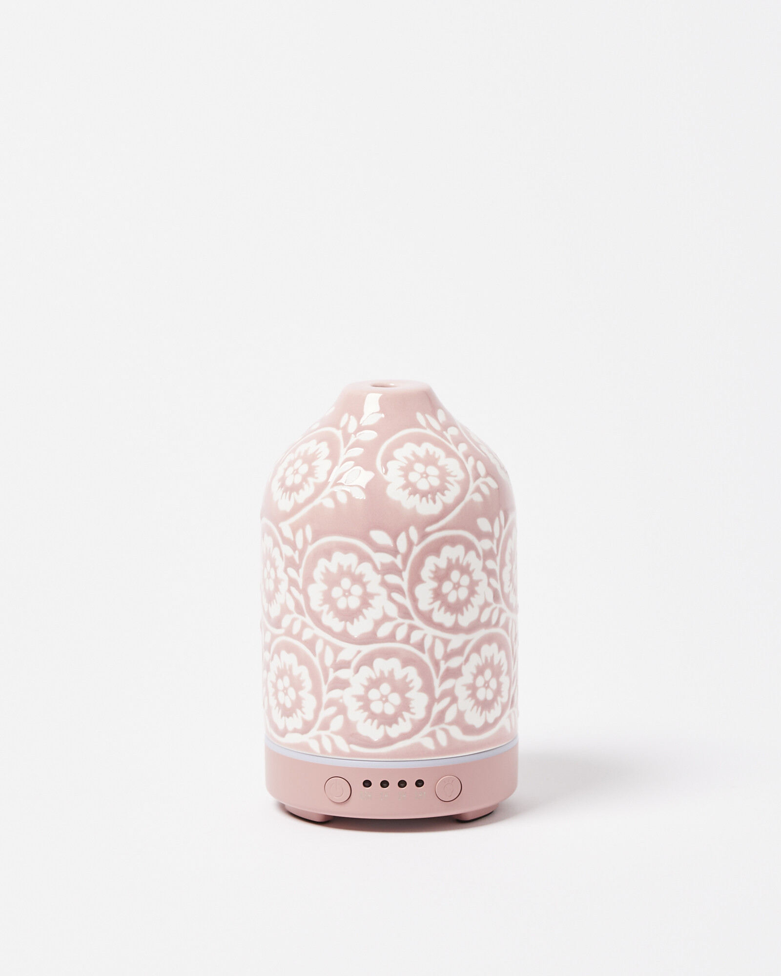 Velma Floral Pink Essential Oil Electric Aroma Diffuser | Oliver Bonas