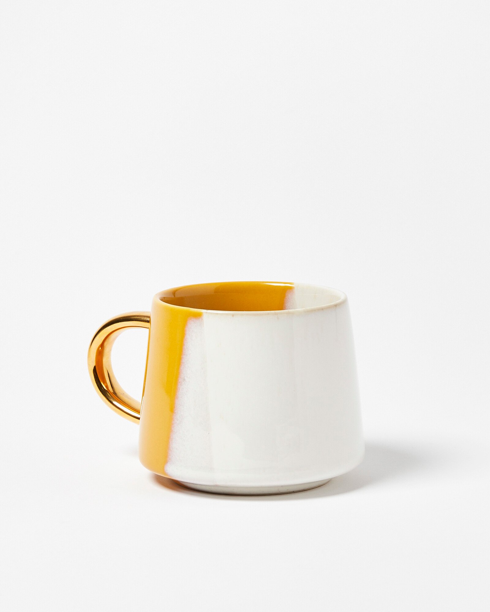 Liko Yellow Ceramic Mug Oliver Bonas