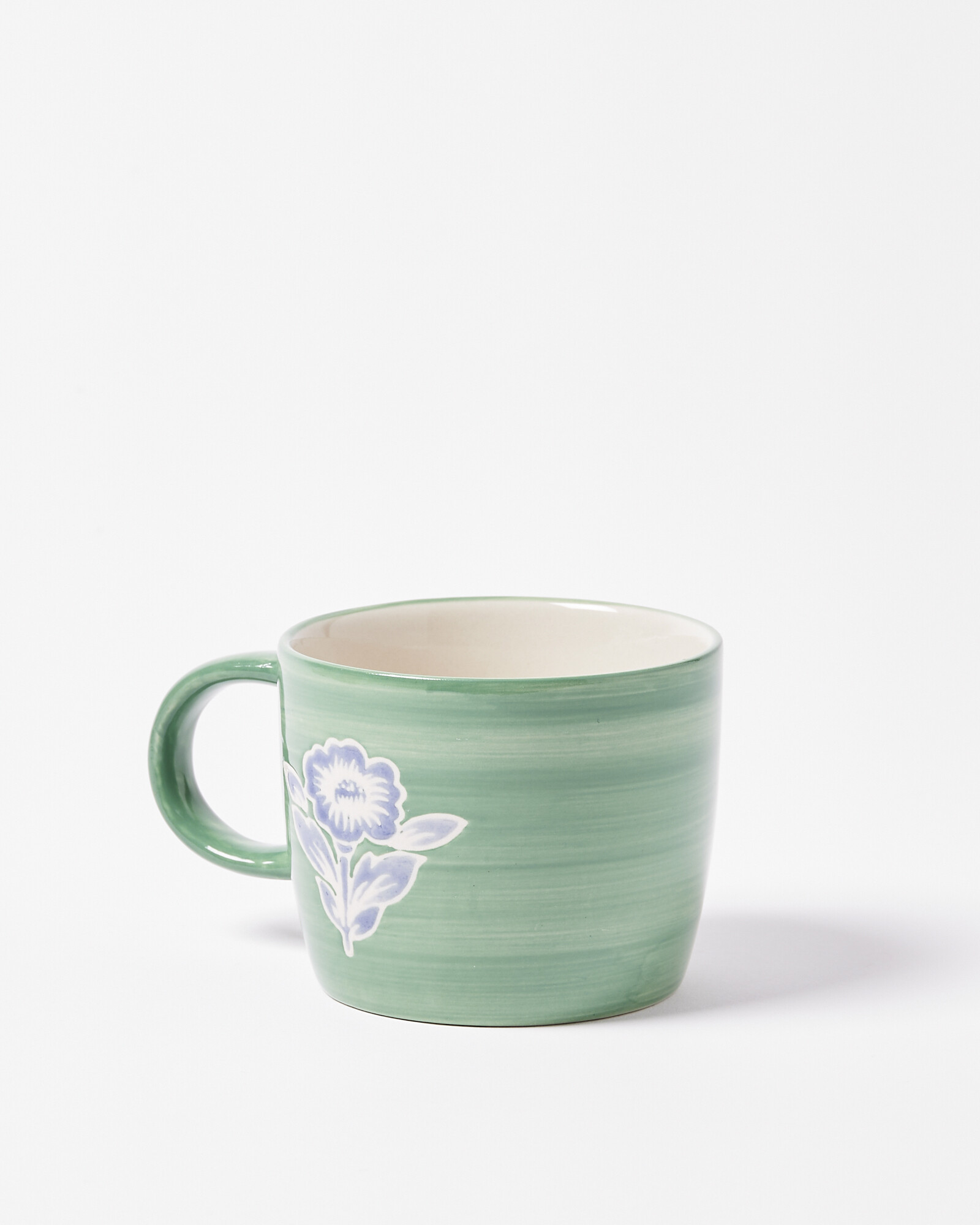 Dahlia Floral Ceramic Mugs Oliver Bonas