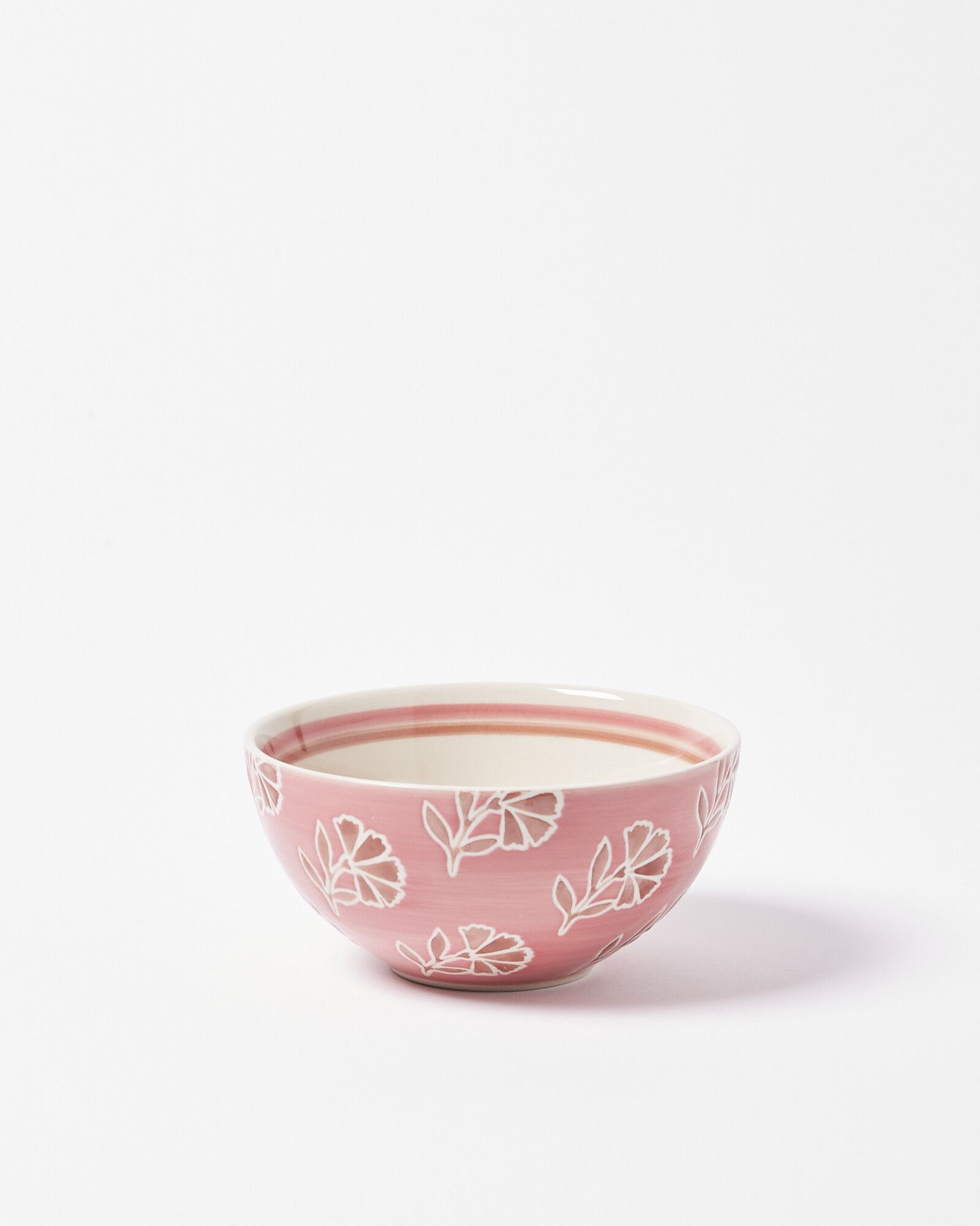 Dahlia Floral Ceramic Mini Bowls | Oliver Bonas