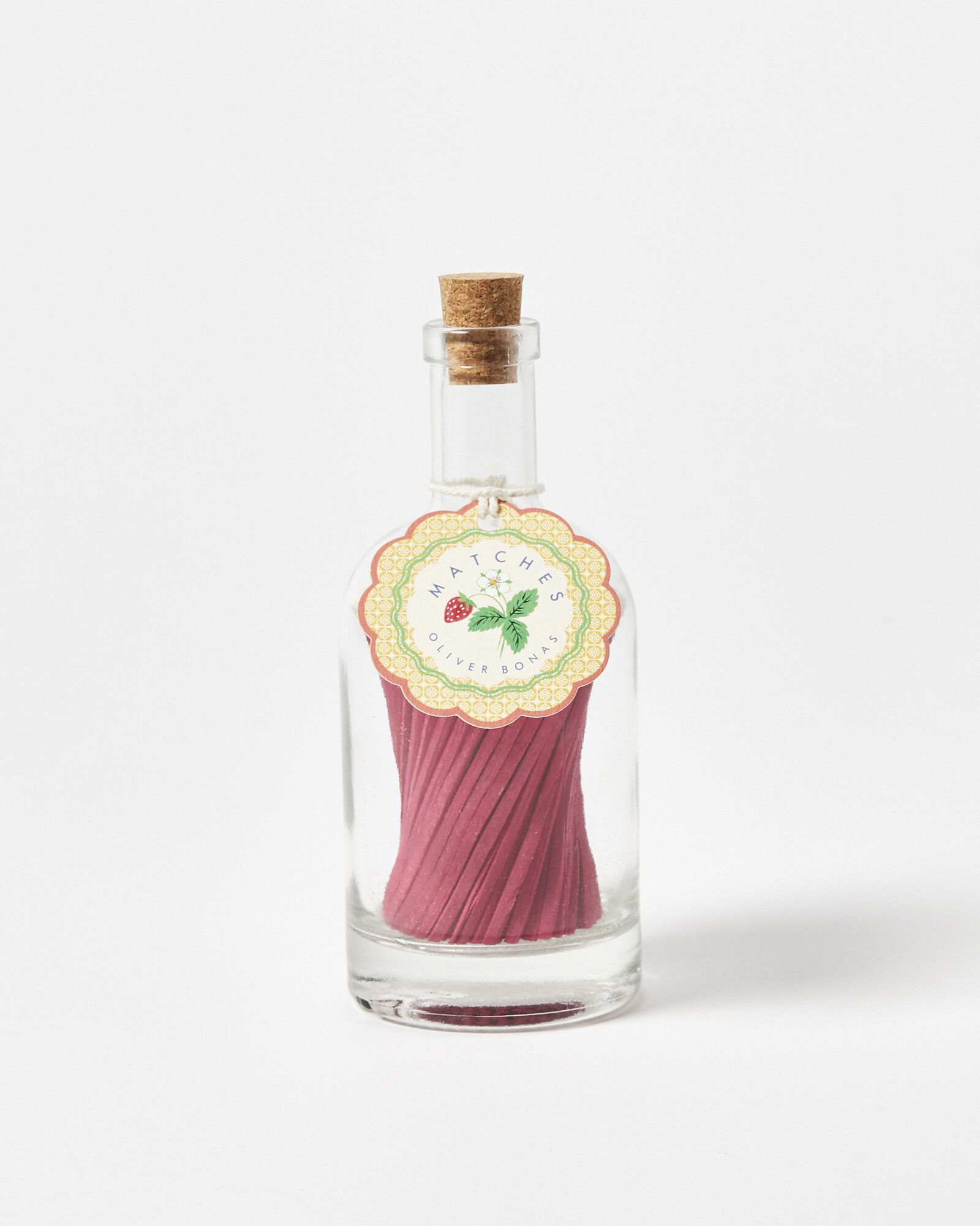 Aubrey Fresa Glass Bottle Matches | Oliver Bonas