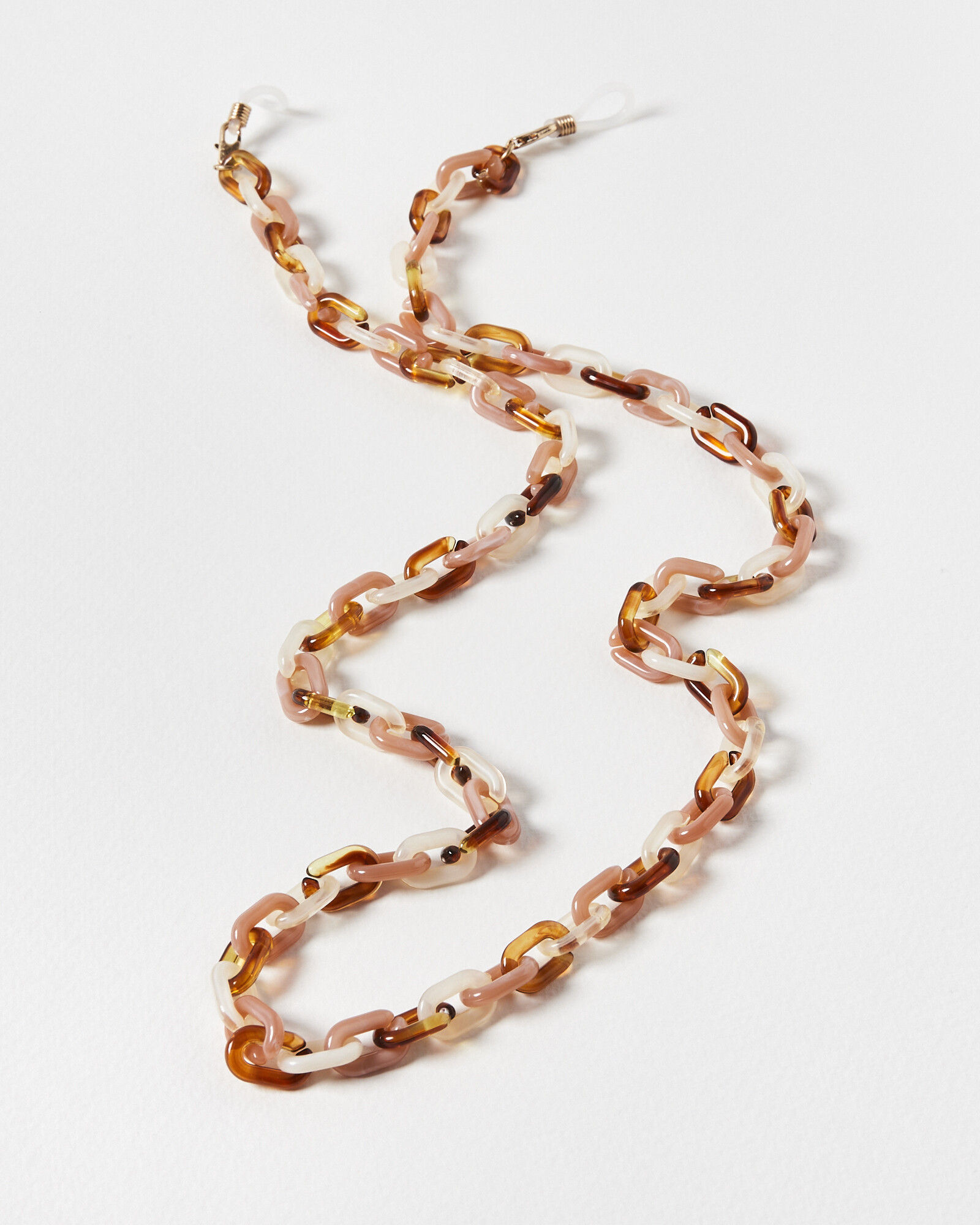 Skye Pink Tort Glasses Chain Oliver Bonas