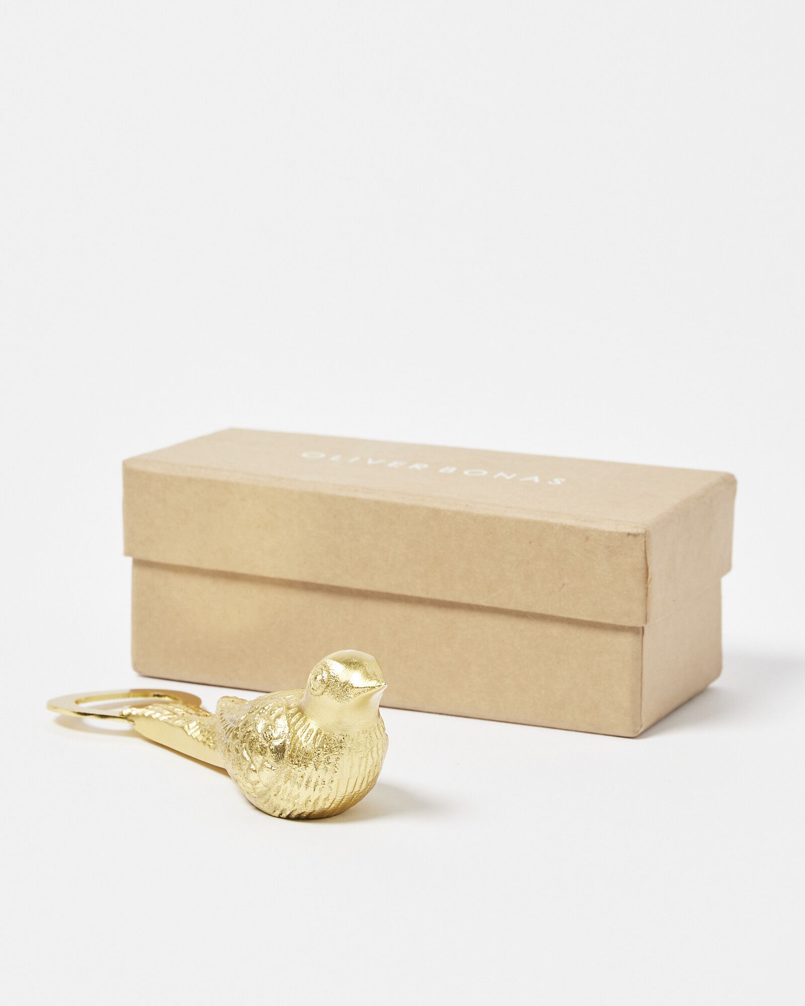 Bird Gold Metal Bottle Opener | Oliver Bonas