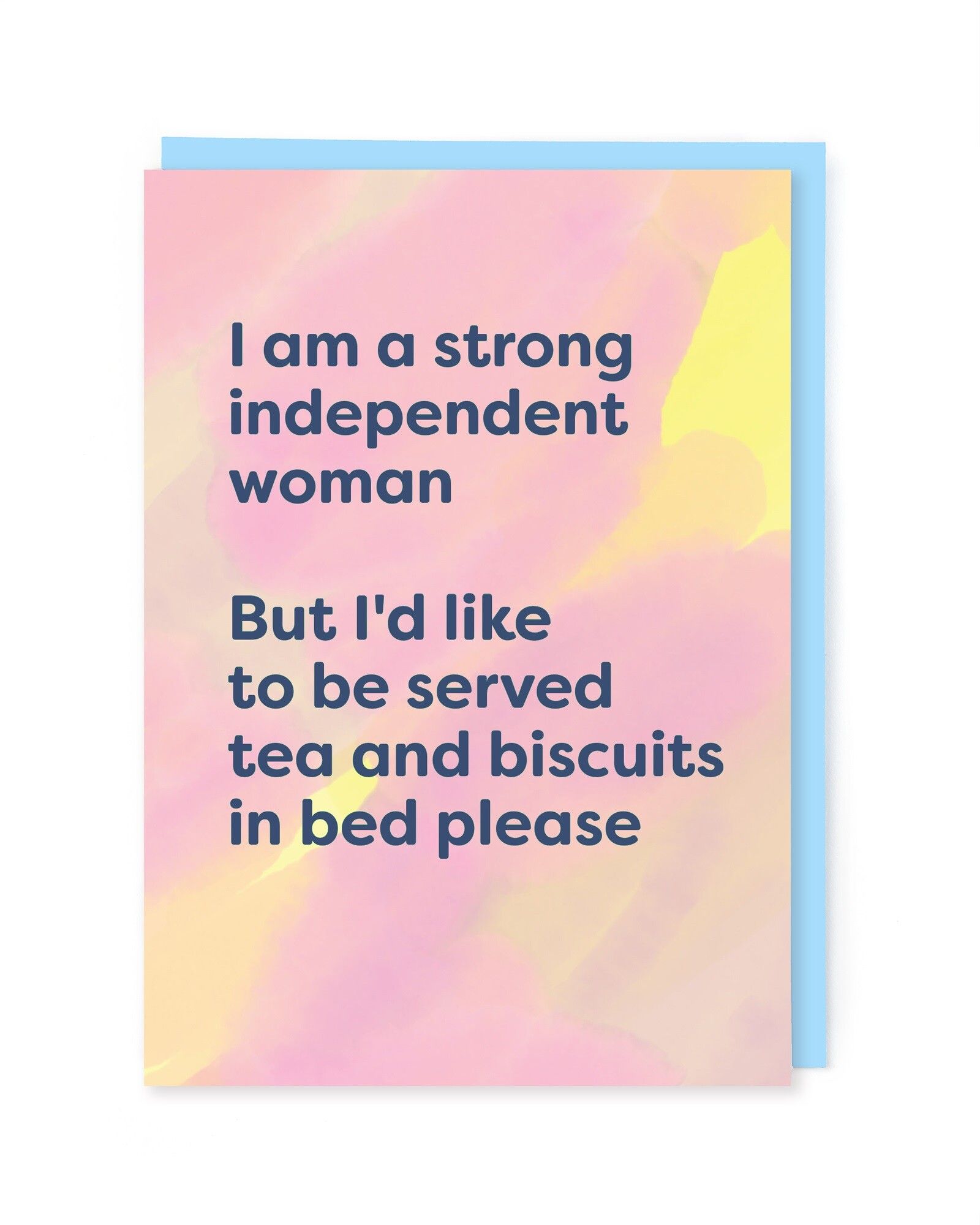 Strong Independent Woman Funny Card | Oliver Bonas