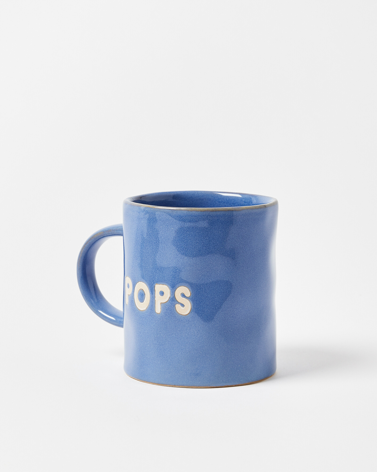 Pops Blue Ceramic Mug