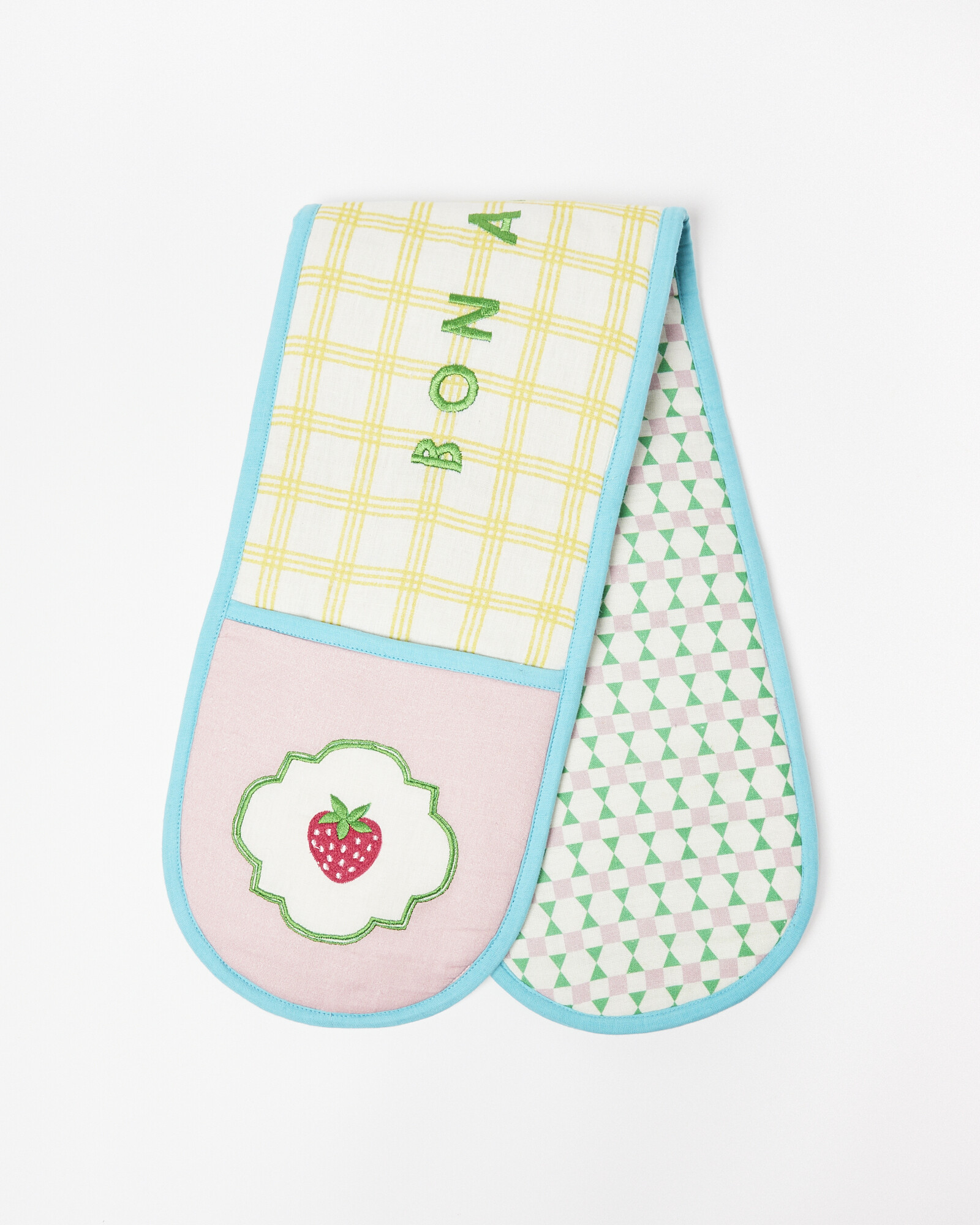 Bon Appetit Embroidered Oven Glove Oliver Bonas