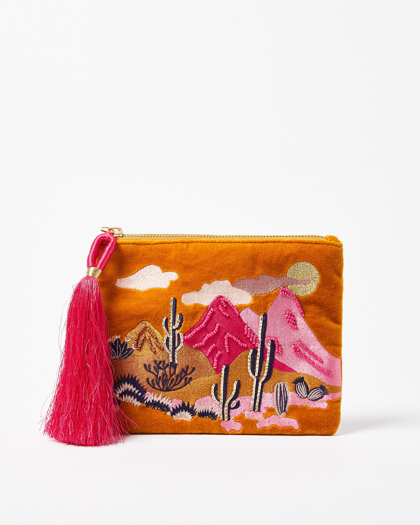 Desert Sunset Pink & Orange Pouch | Oliver Bonas