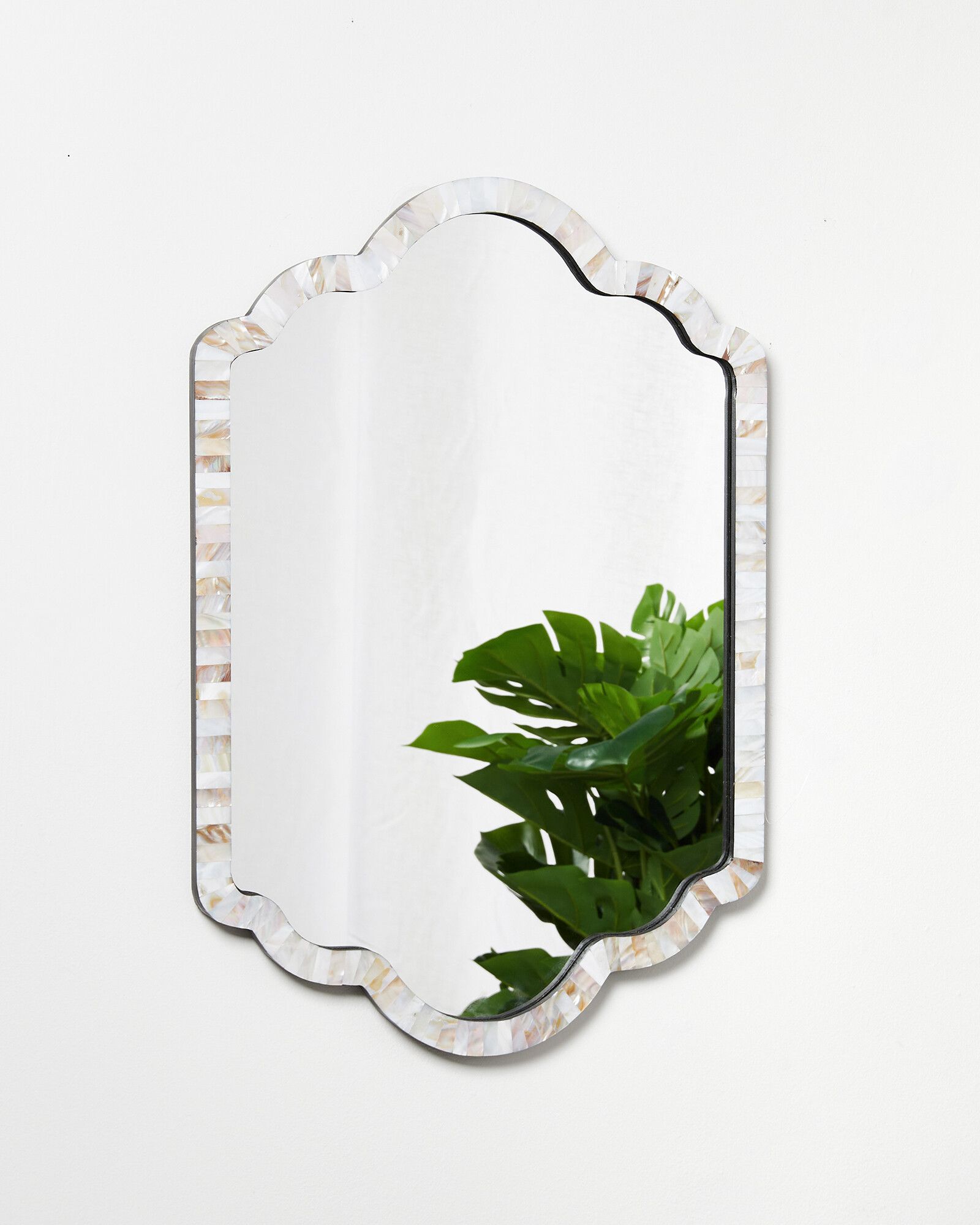 Mila Mother of Pearl Wall Mirror | Oliver Bonas