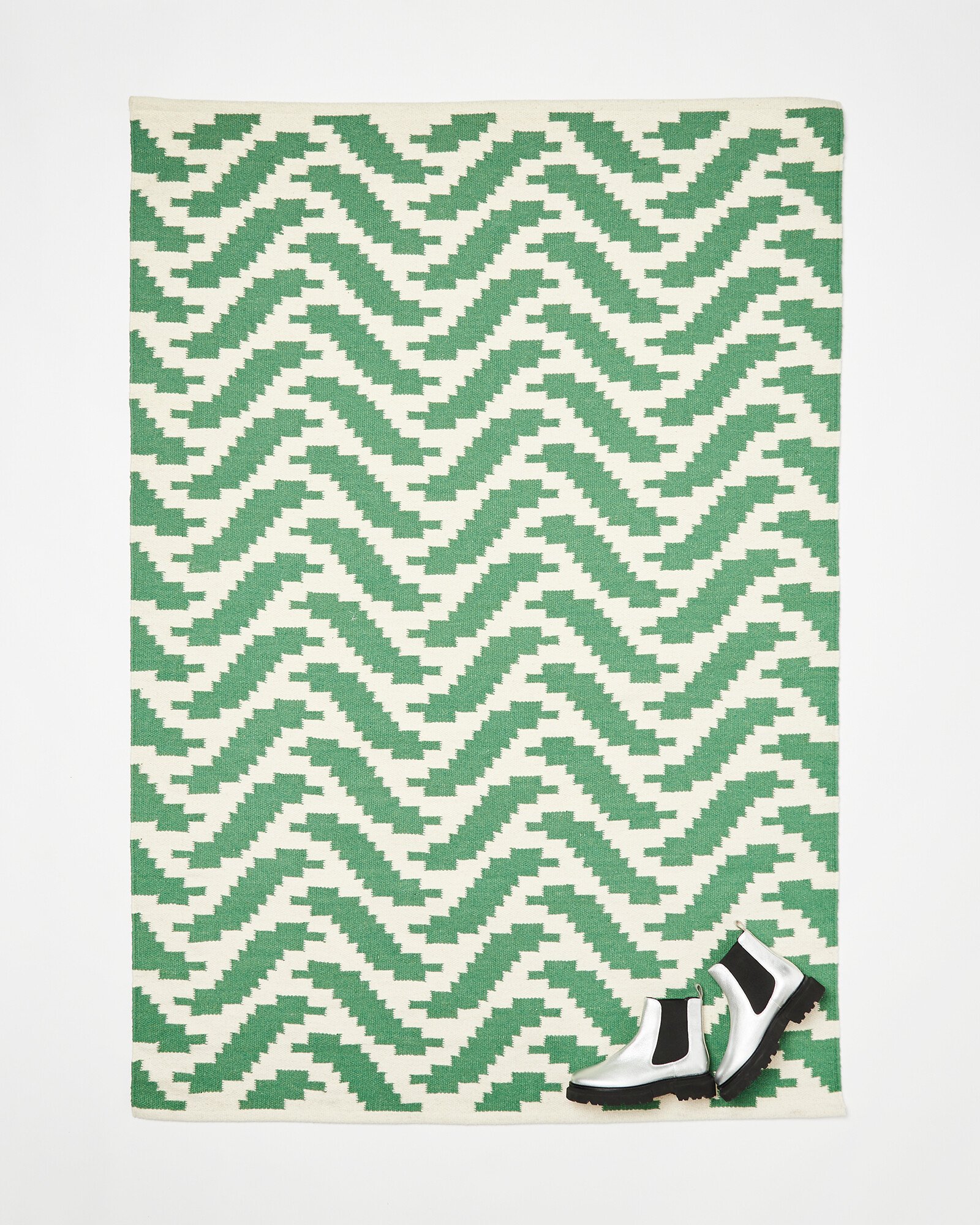 Zebra Handwoven Cotton Rugs Oliver Bonas