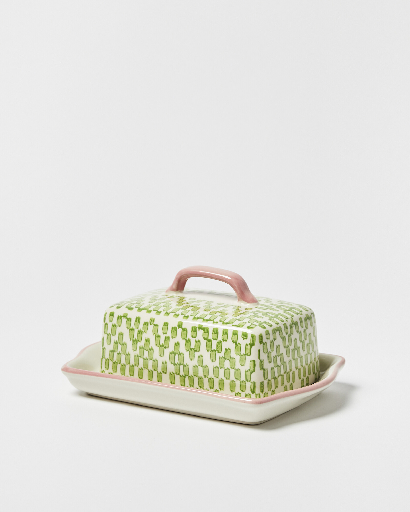 Amba Ceramic Butter Dish Oliver Bonas