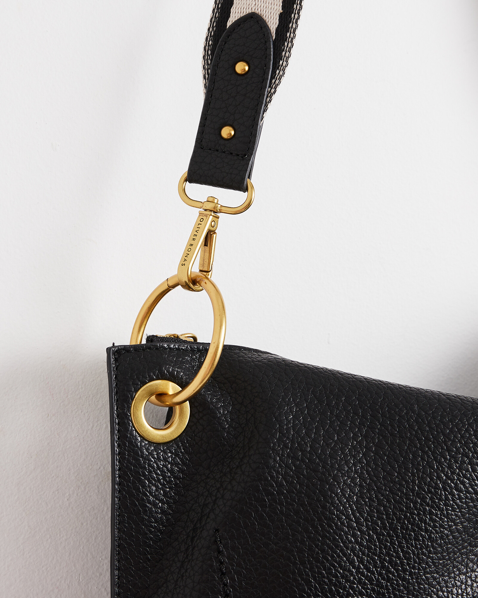 Bibiy ELISEバニティバッグ ネイビー ツイード