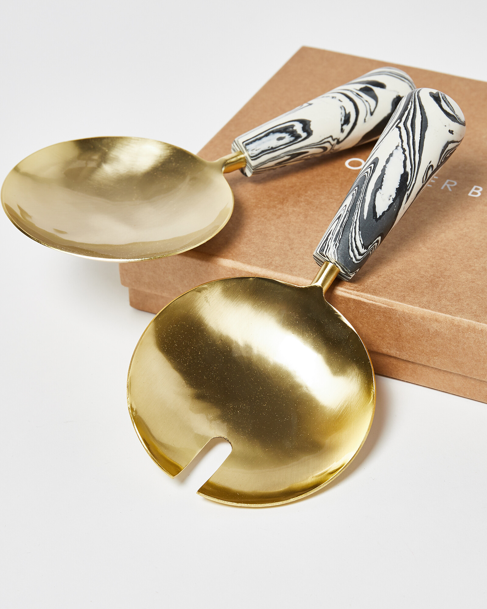 Djembe Salad Server Long Gold main image 0
