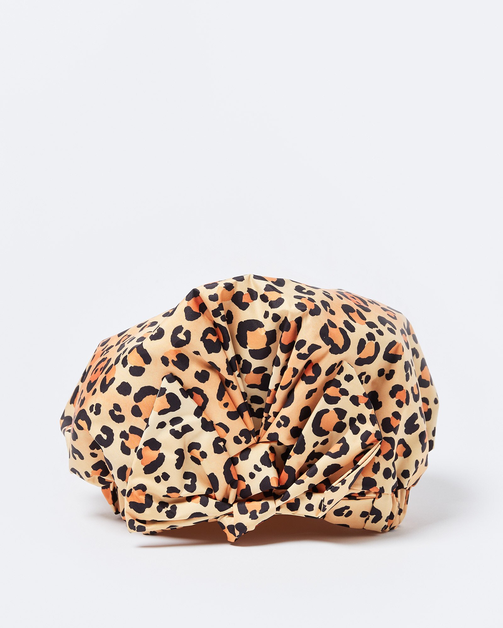 Leopard Orange Shower Hair Turban Oliver Bonas