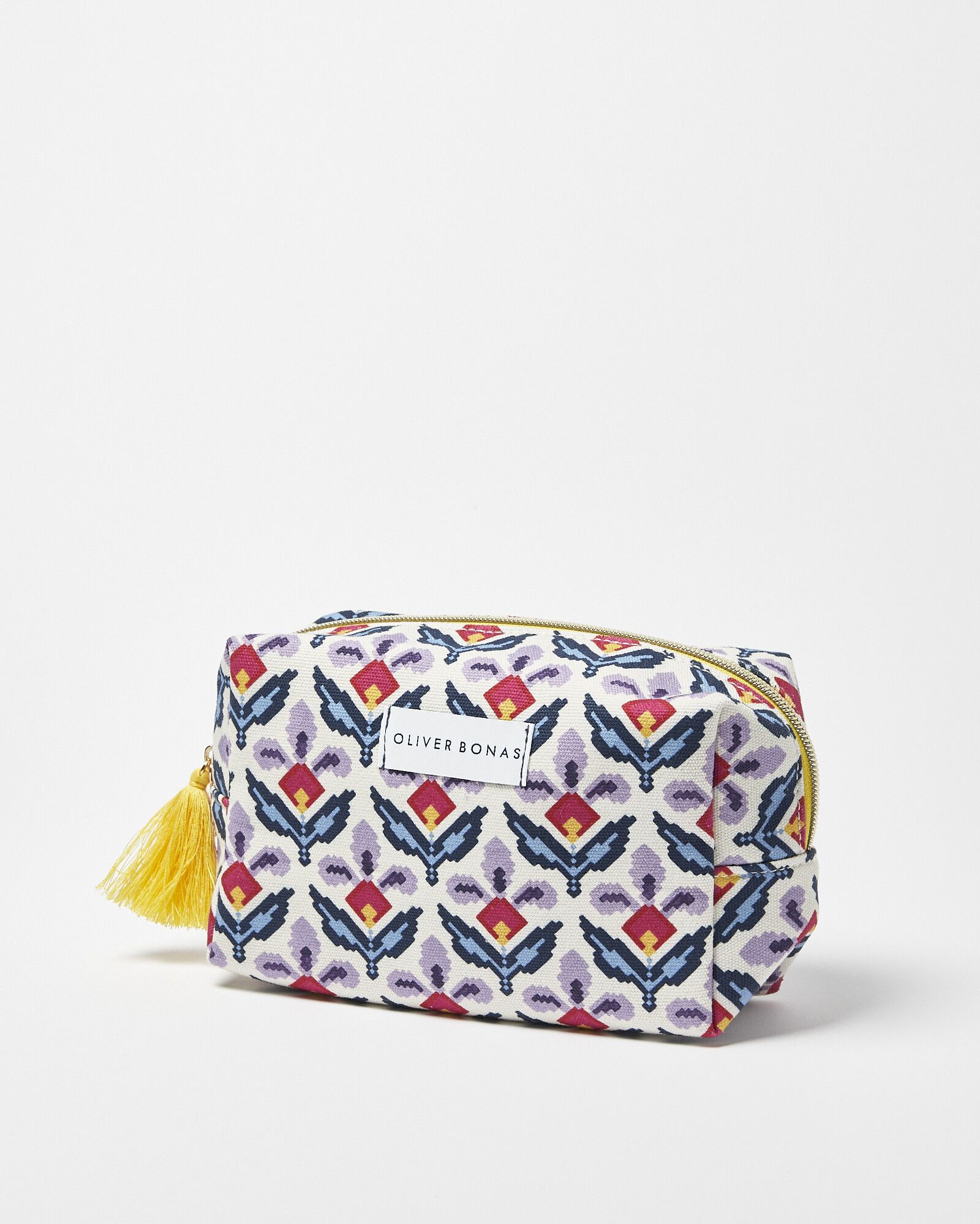 Pixel Floral Make Up Bag | Oliver Bonas