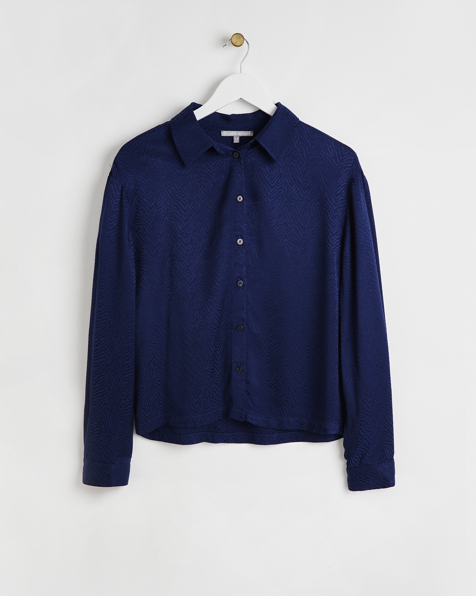 Isvara Jacquard Shirt - Blue