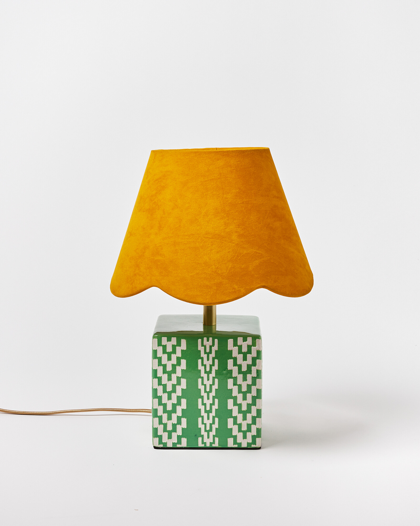 Tipu Green & Yellow Desk & Table Lamp