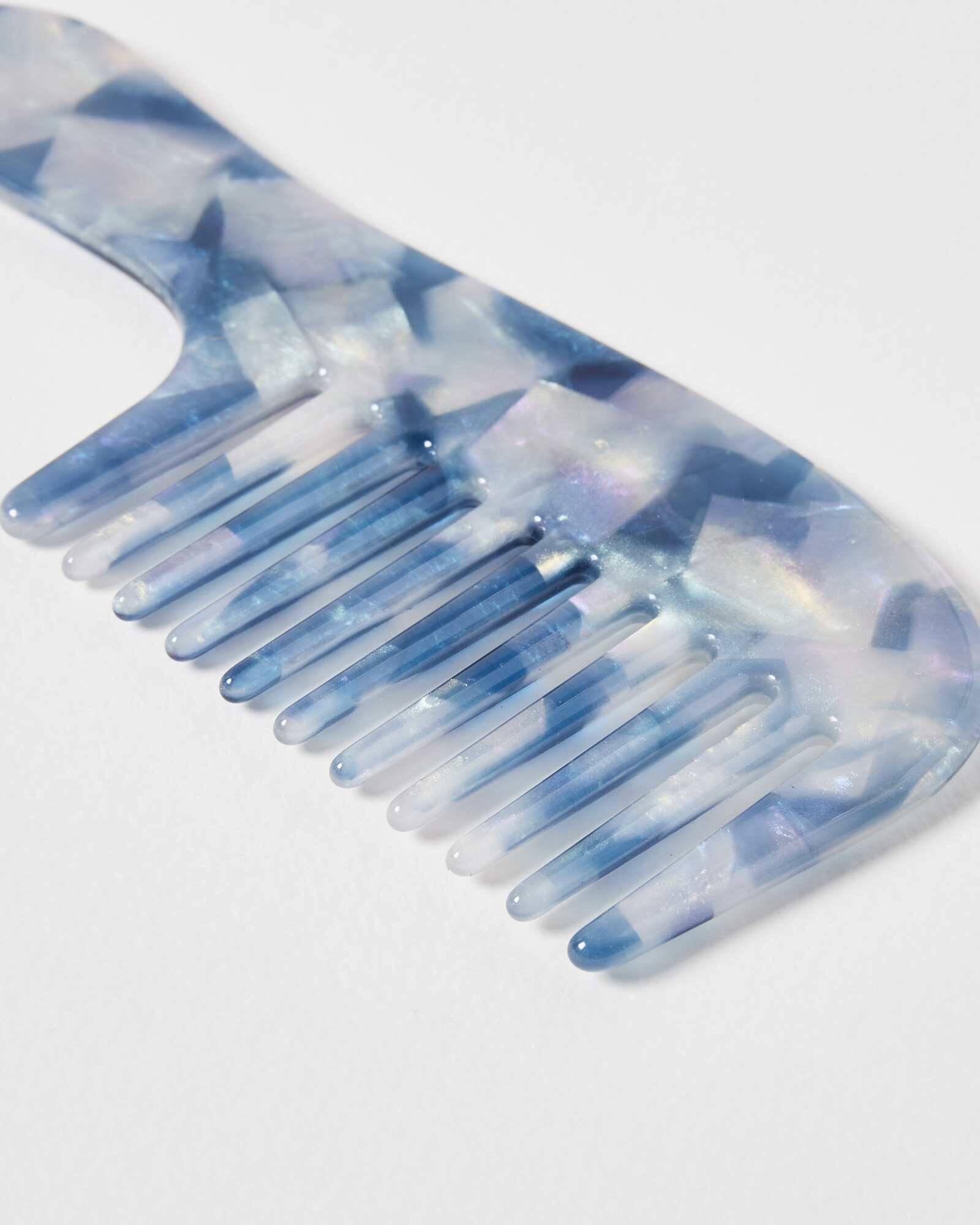 Bryony Blue Shimmer Hair Comb | Oliver Bonas