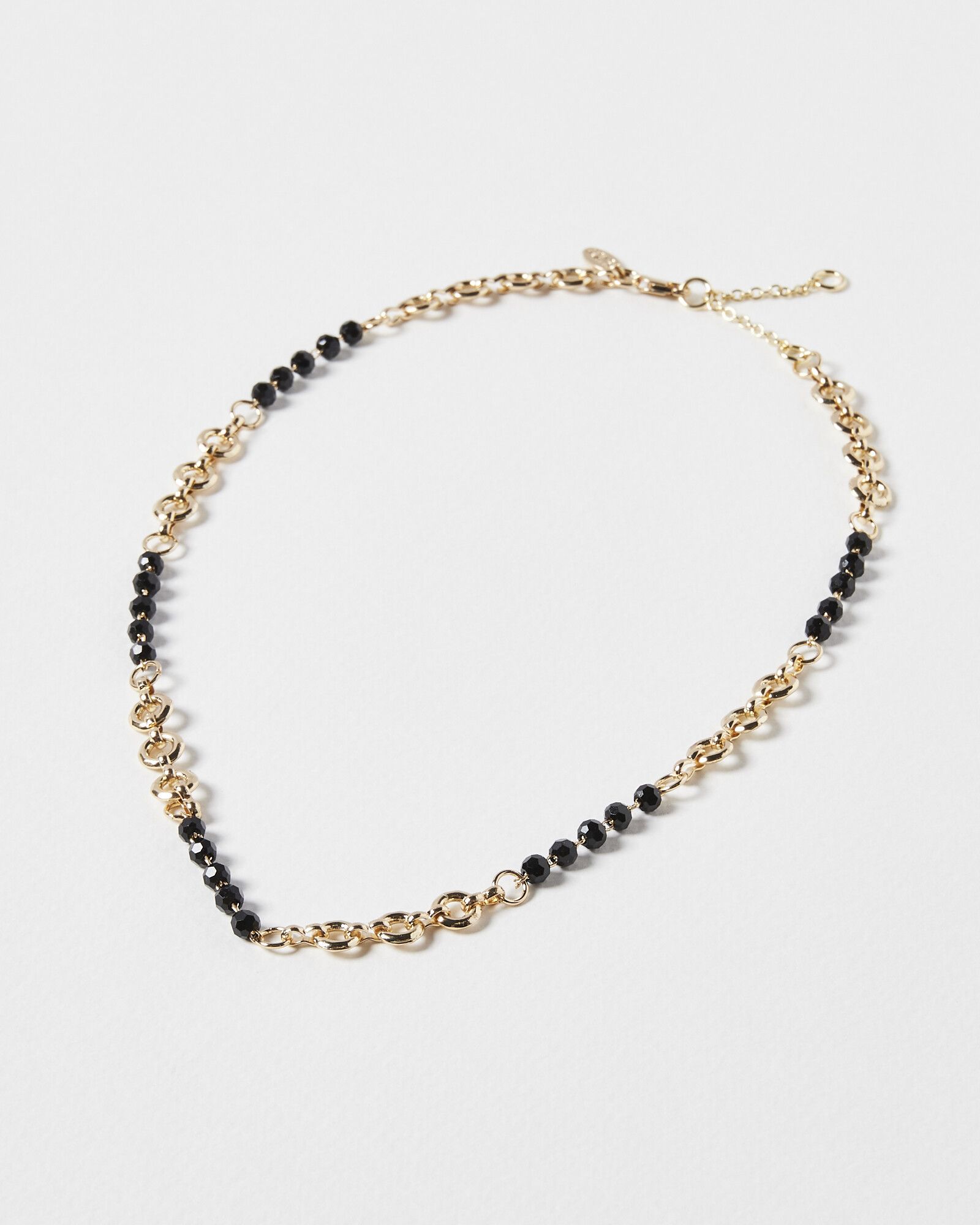 Short Walter Beads Necklace - Black – Fcuorty