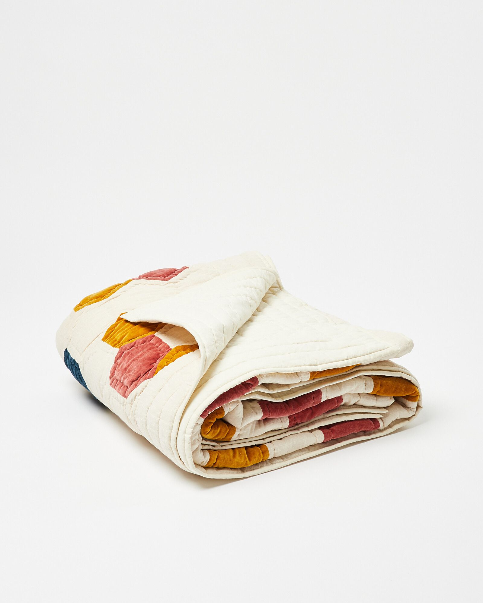 Eshe Patchwork Cotton Bedspread | Oliver Bonas