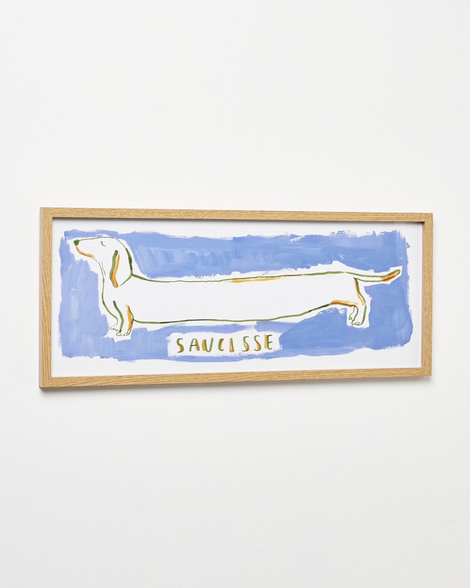 Saucisse Dog Framed Wall Art | Oliver Bonas IE