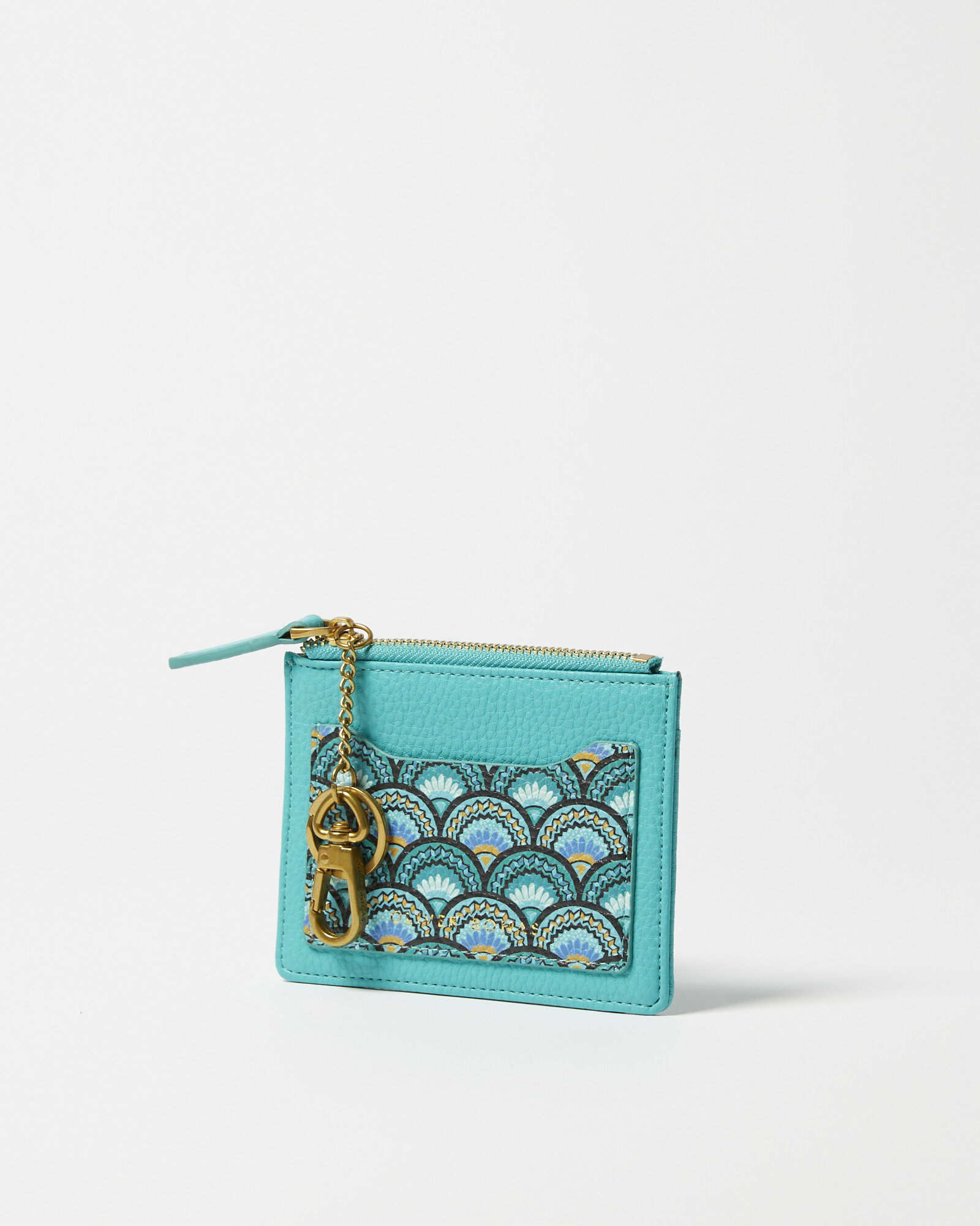 Andie Fan Green Keyring Card Holder Oliver Bonas