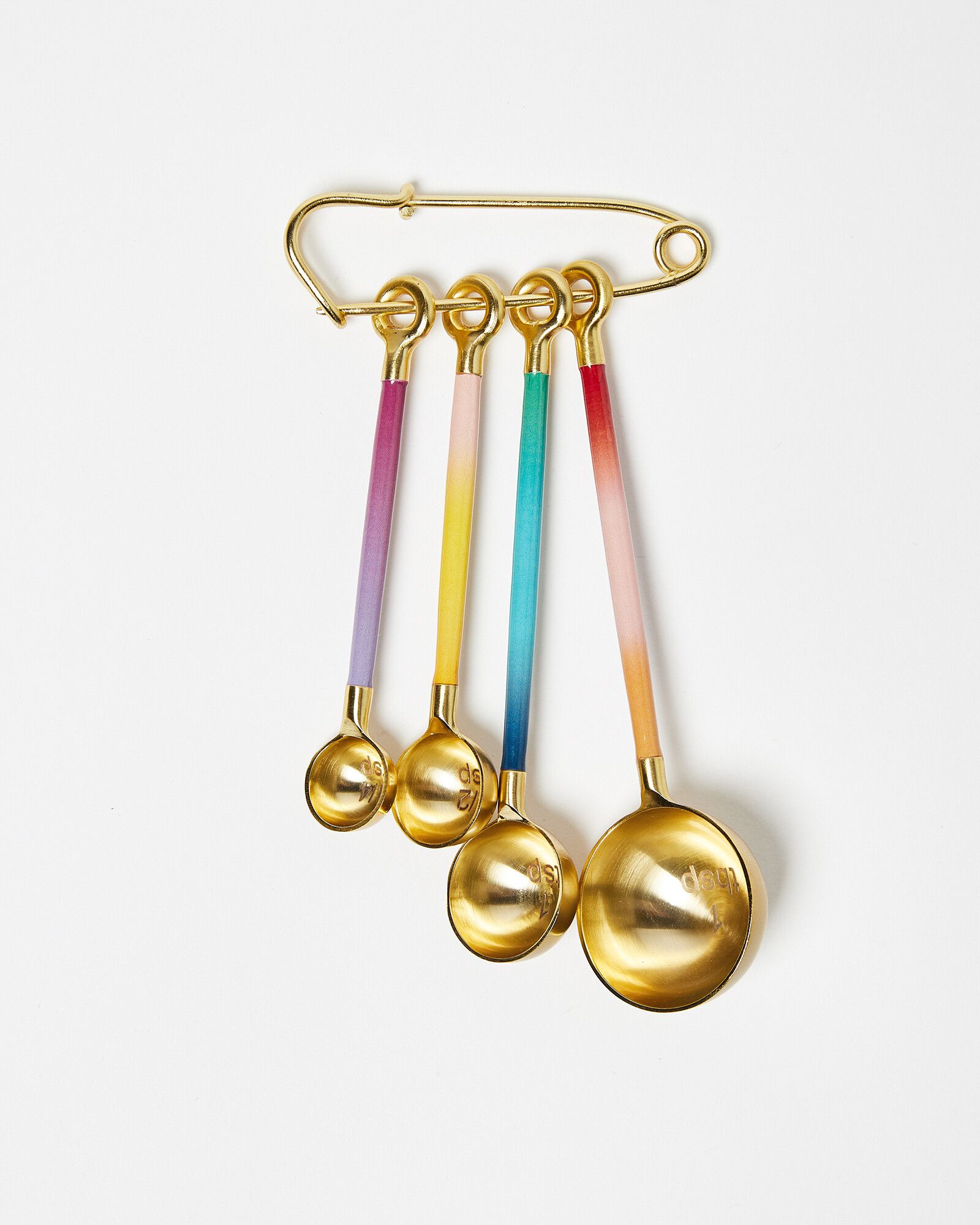 Tresillo Ombre Gold Measuring Spoons | Oliver Bonas