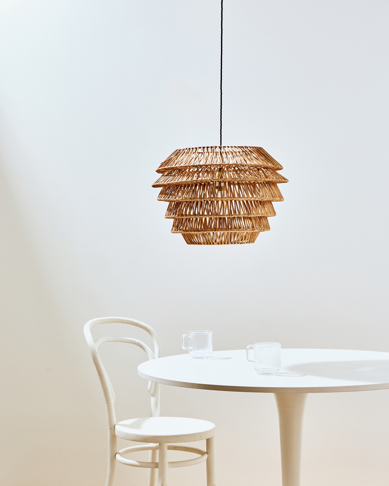 Cono Natural Rattan Woven Lamp Shade